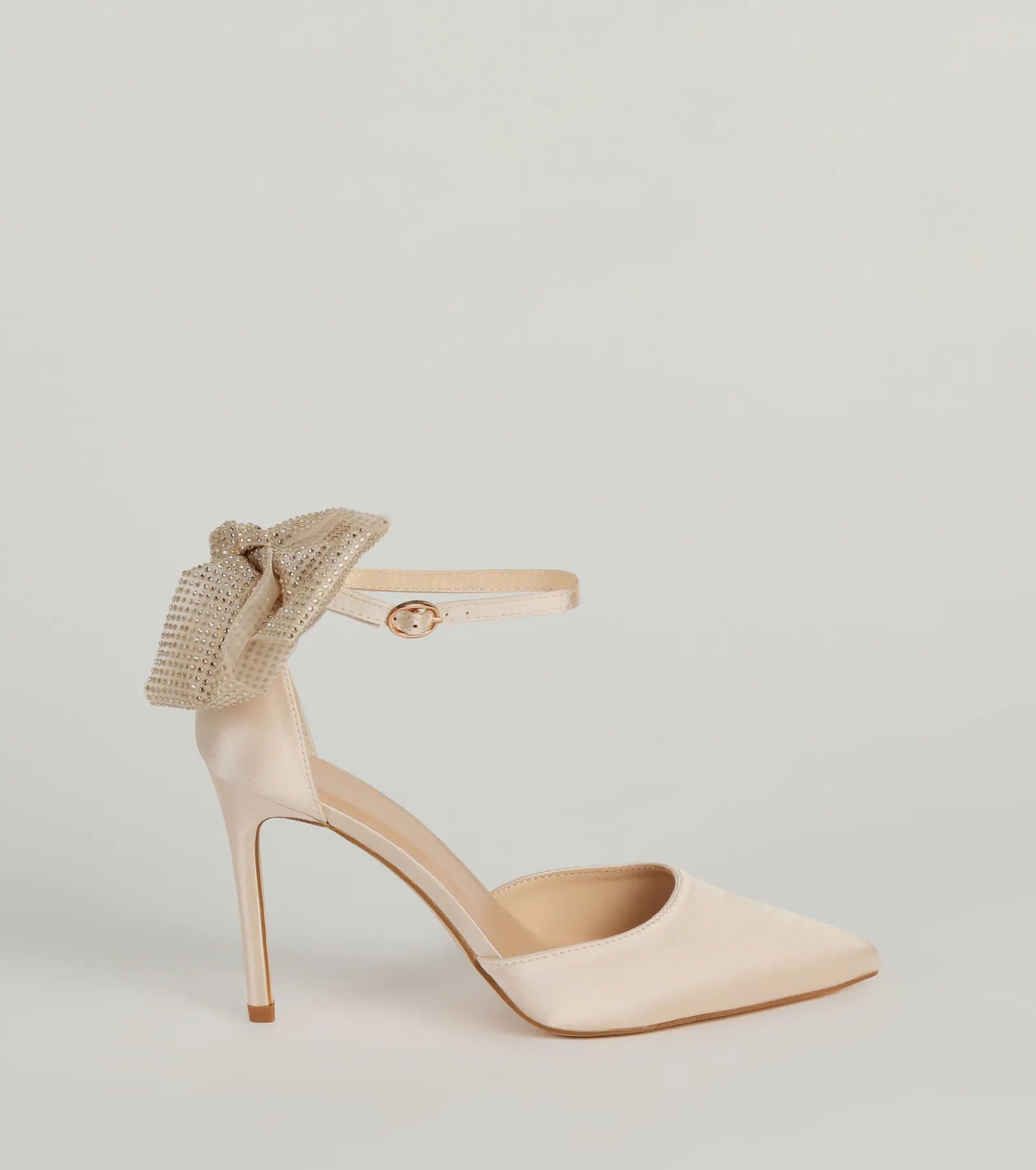 Chic Attitude Bow-Detail Stiletto Pumps