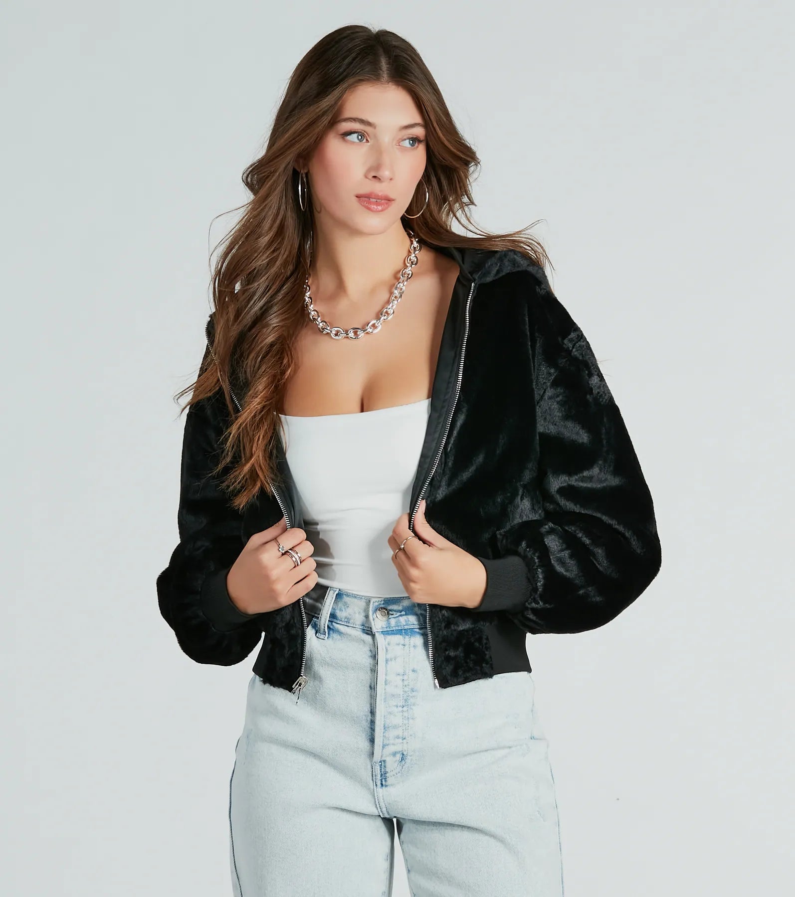 Like No Other Reversible Satin Bomber Jacket