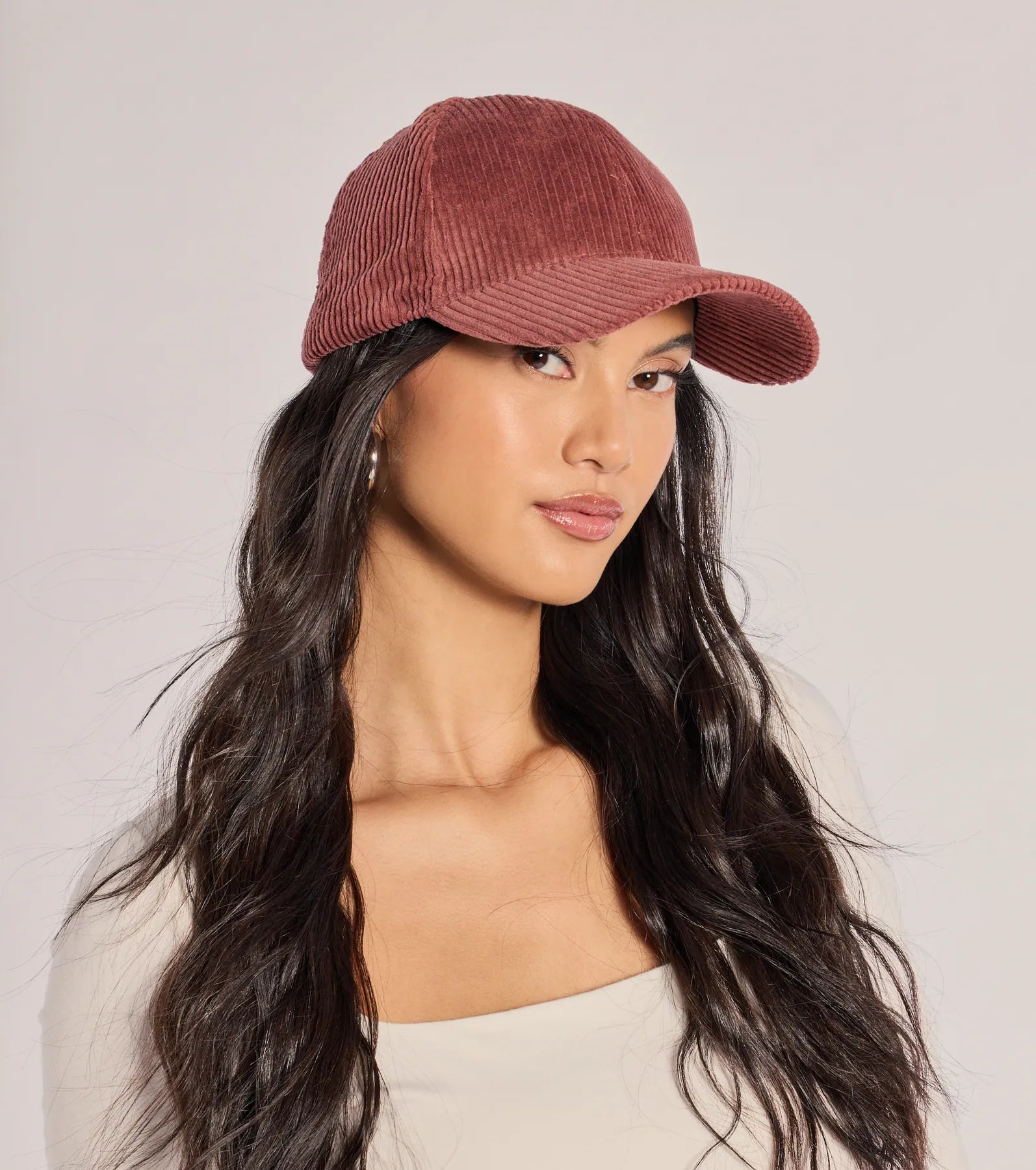 Chic Vibes Corduroy Baseball Cap