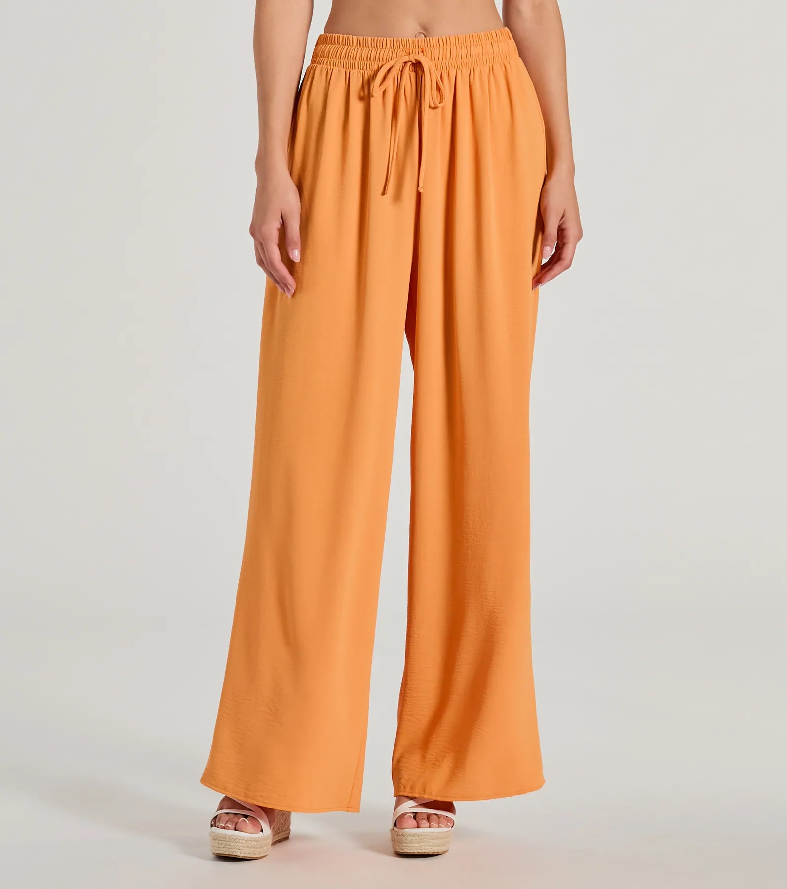 Flirty Match High-Rise Palazzo Pants