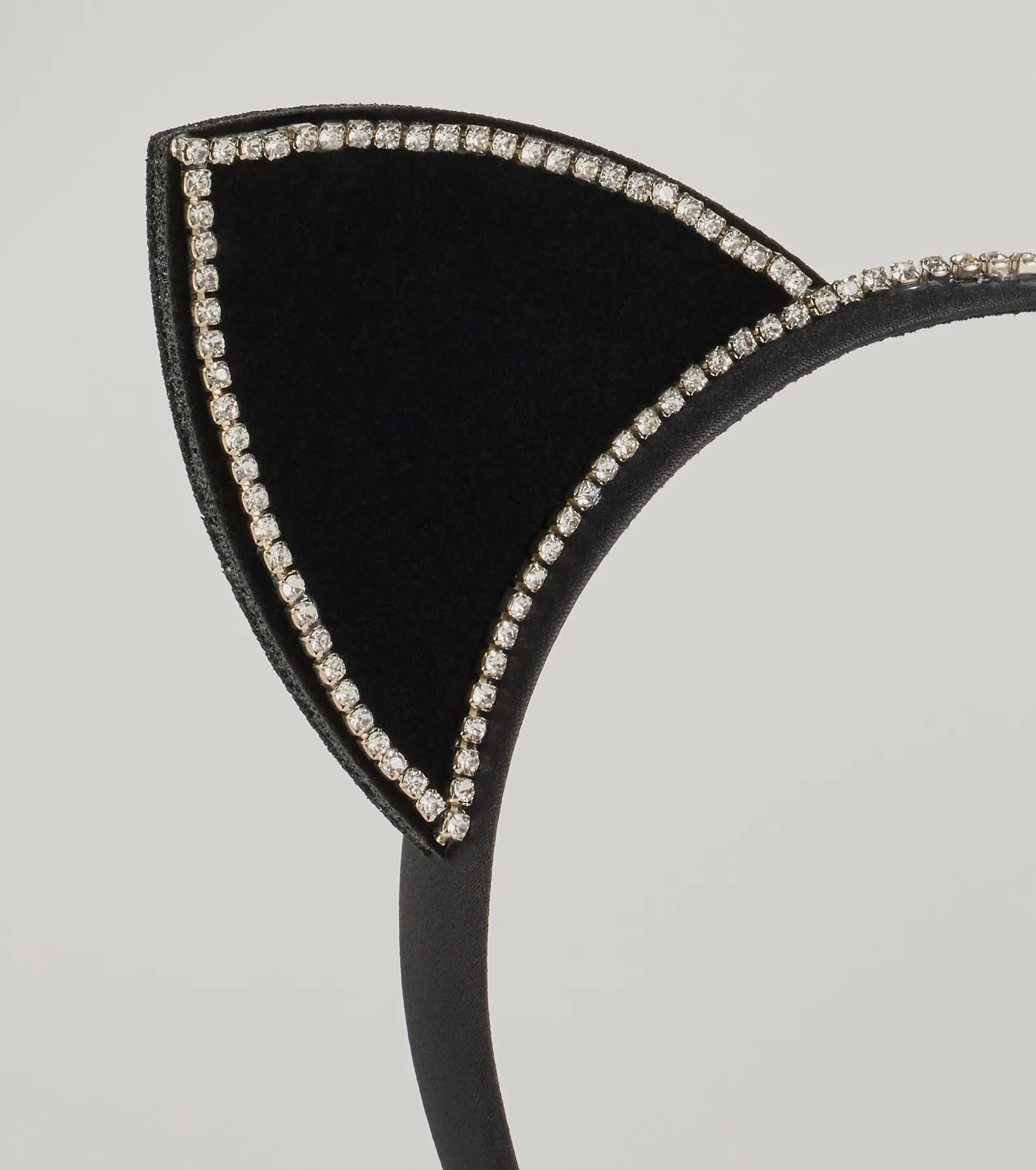 Feline Fatale Velvet Rhinestone Cat Ears