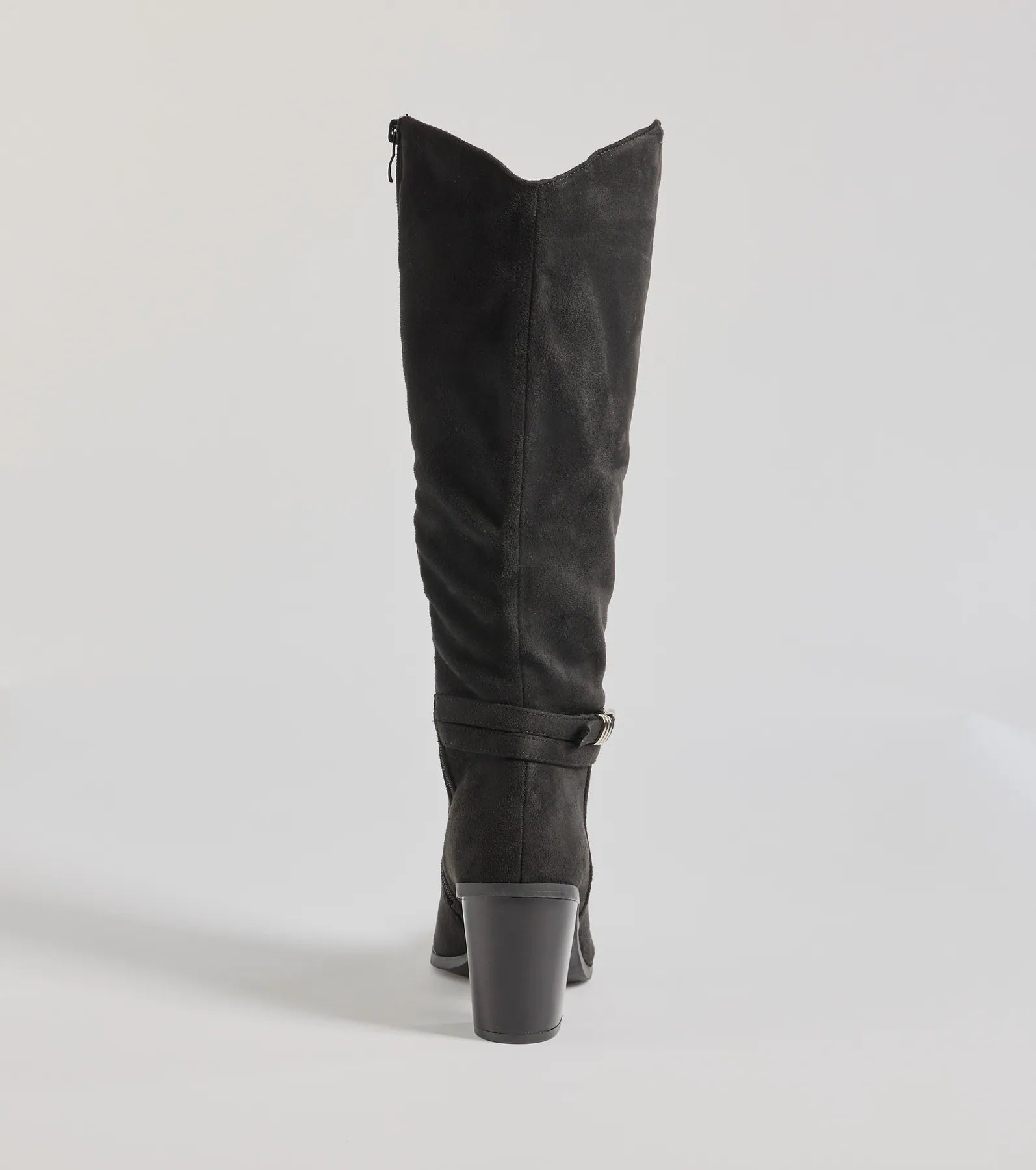 Fab Slay Buckle Strap Under-The-Knee Boots