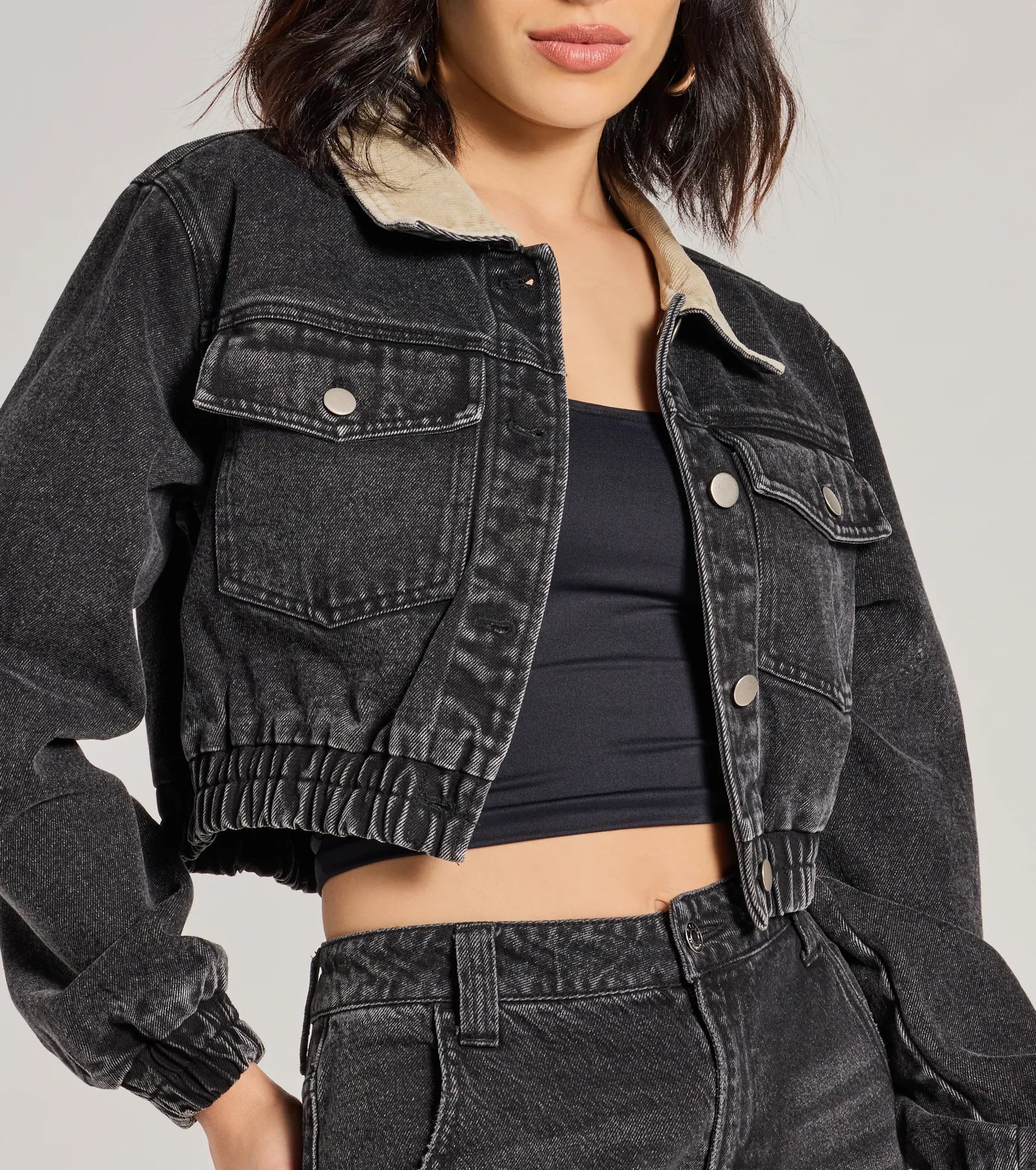 Cool Girl Aesthetic Denim Trucker Jacket