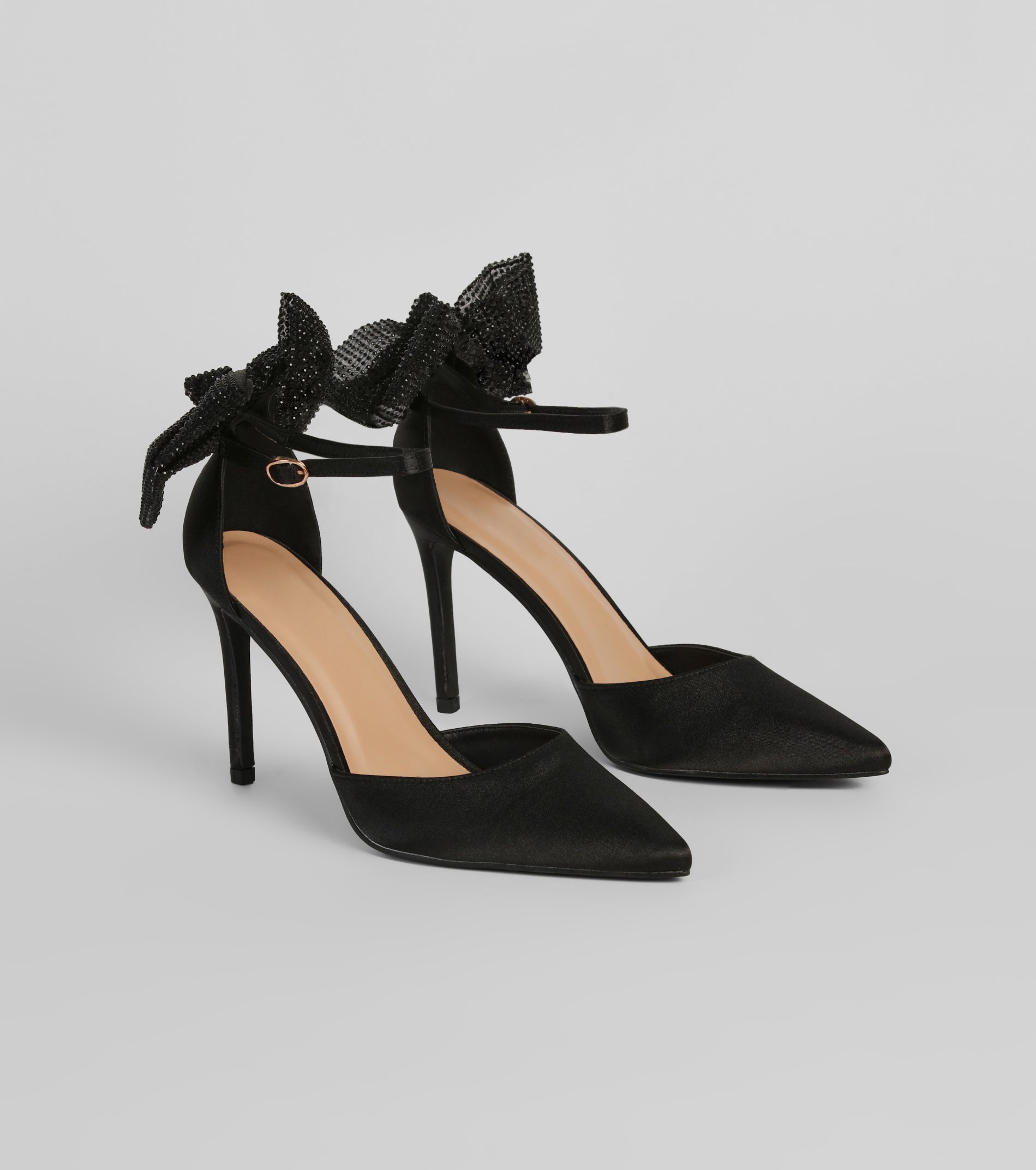 Chic Attitude Bow-Detail Stiletto Pumps