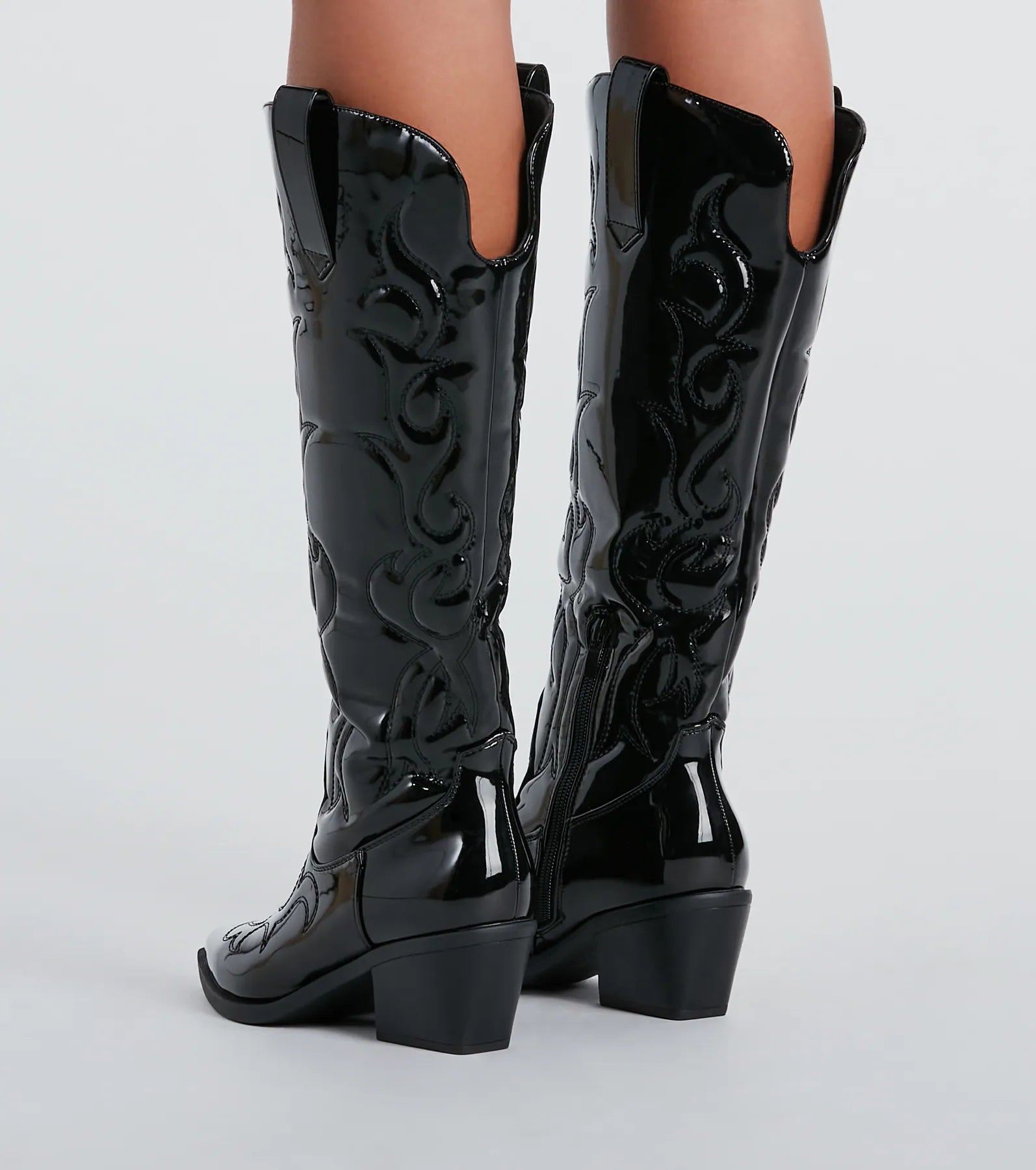 Giddy Up Gorgeous Patent Western Boots