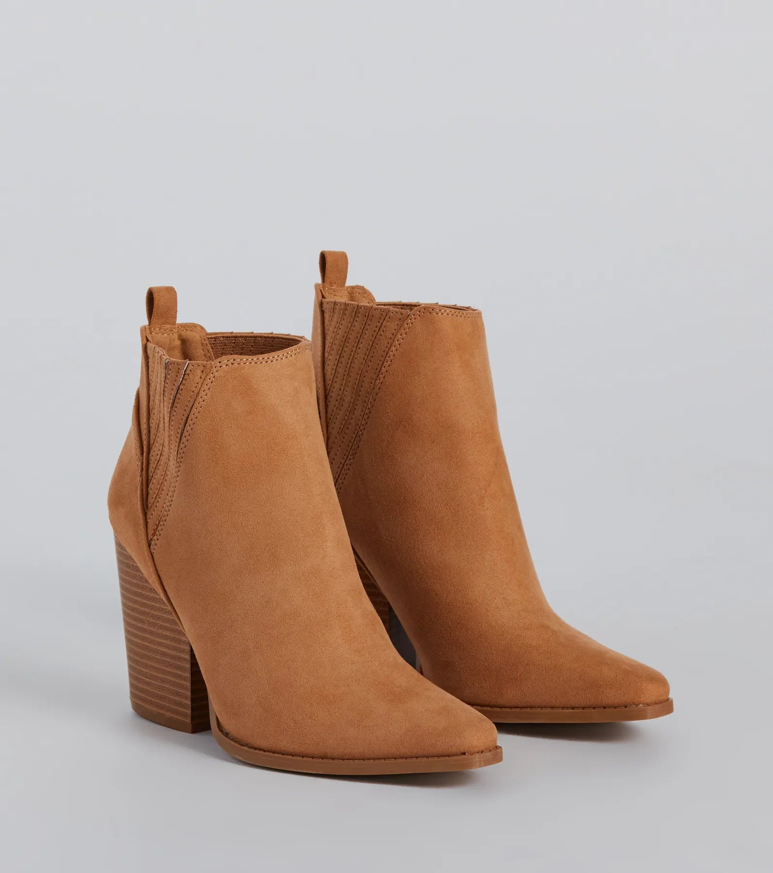 Cute Stand Off Western Block Heel Booties