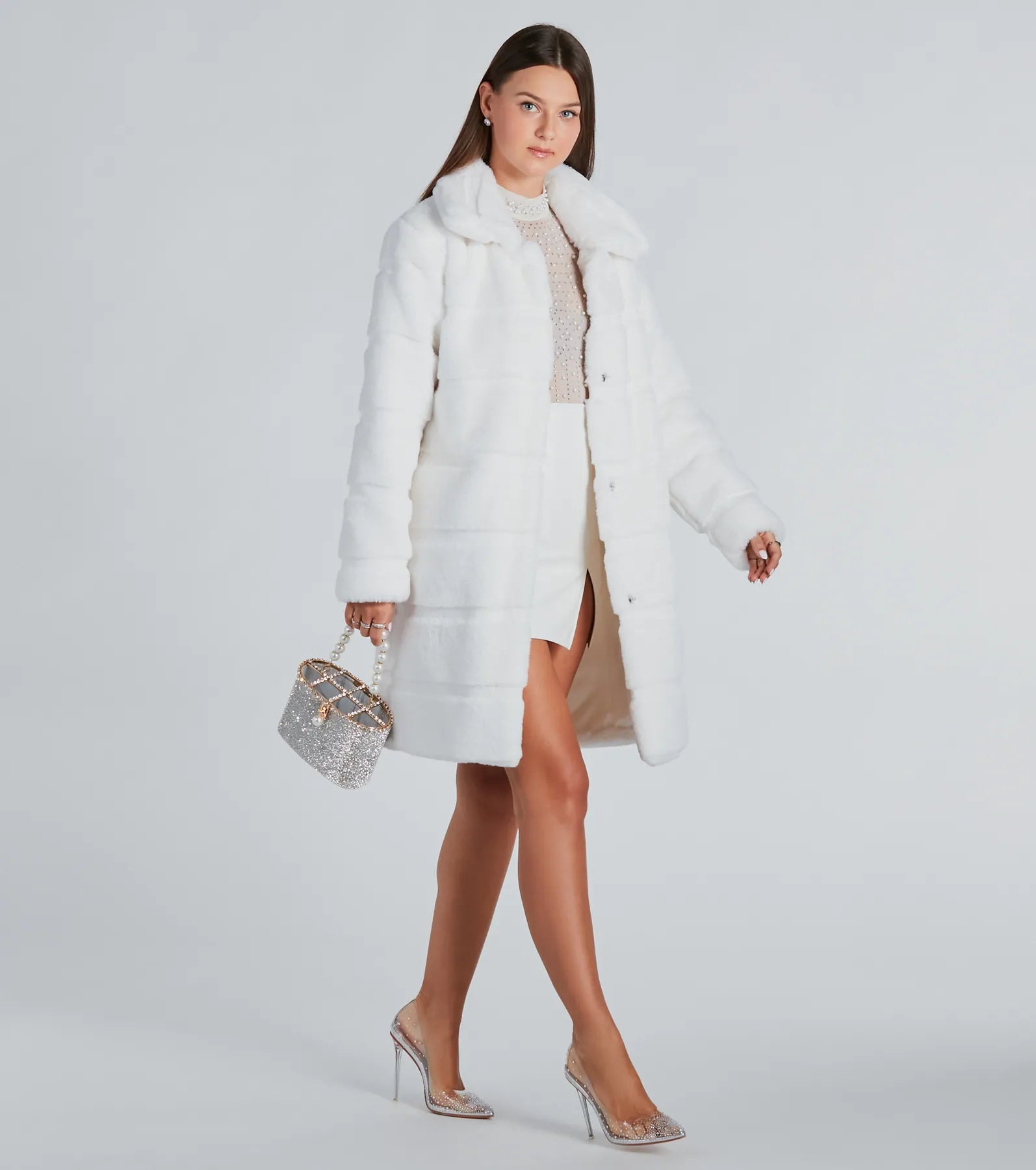 Feeling Extra Luxe Long Faux Fur Coat