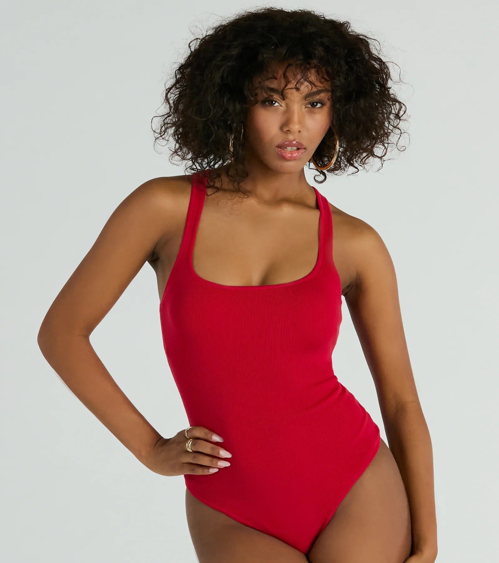 Sexy Comeback Sleeveless Cutout Back Bodysuit