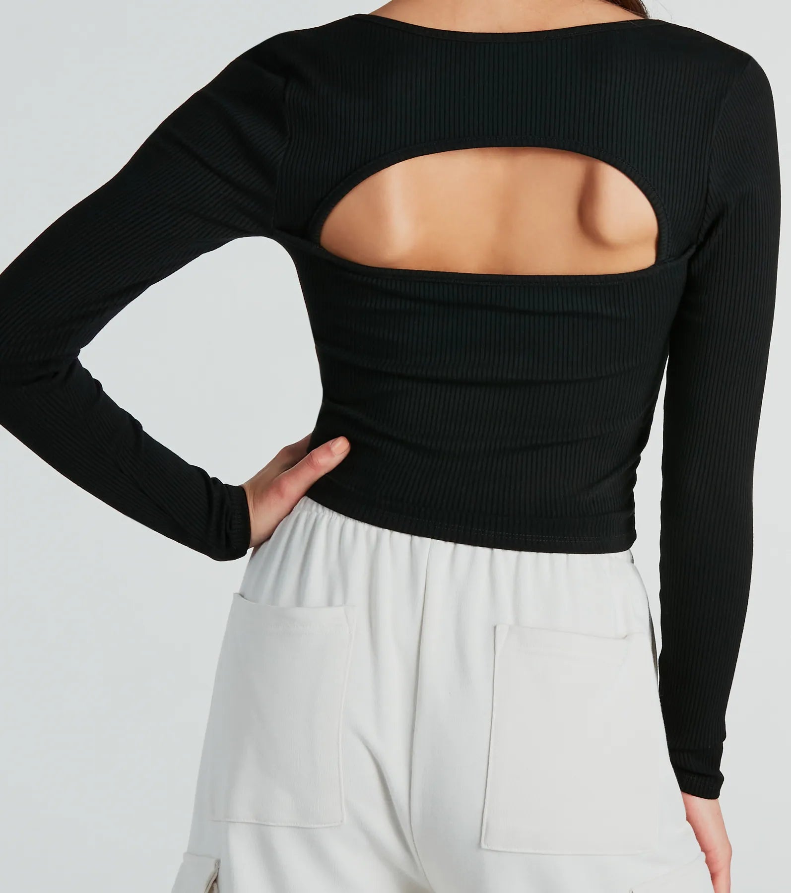 Signature Stunner Long Sleeve Rib Knit Top