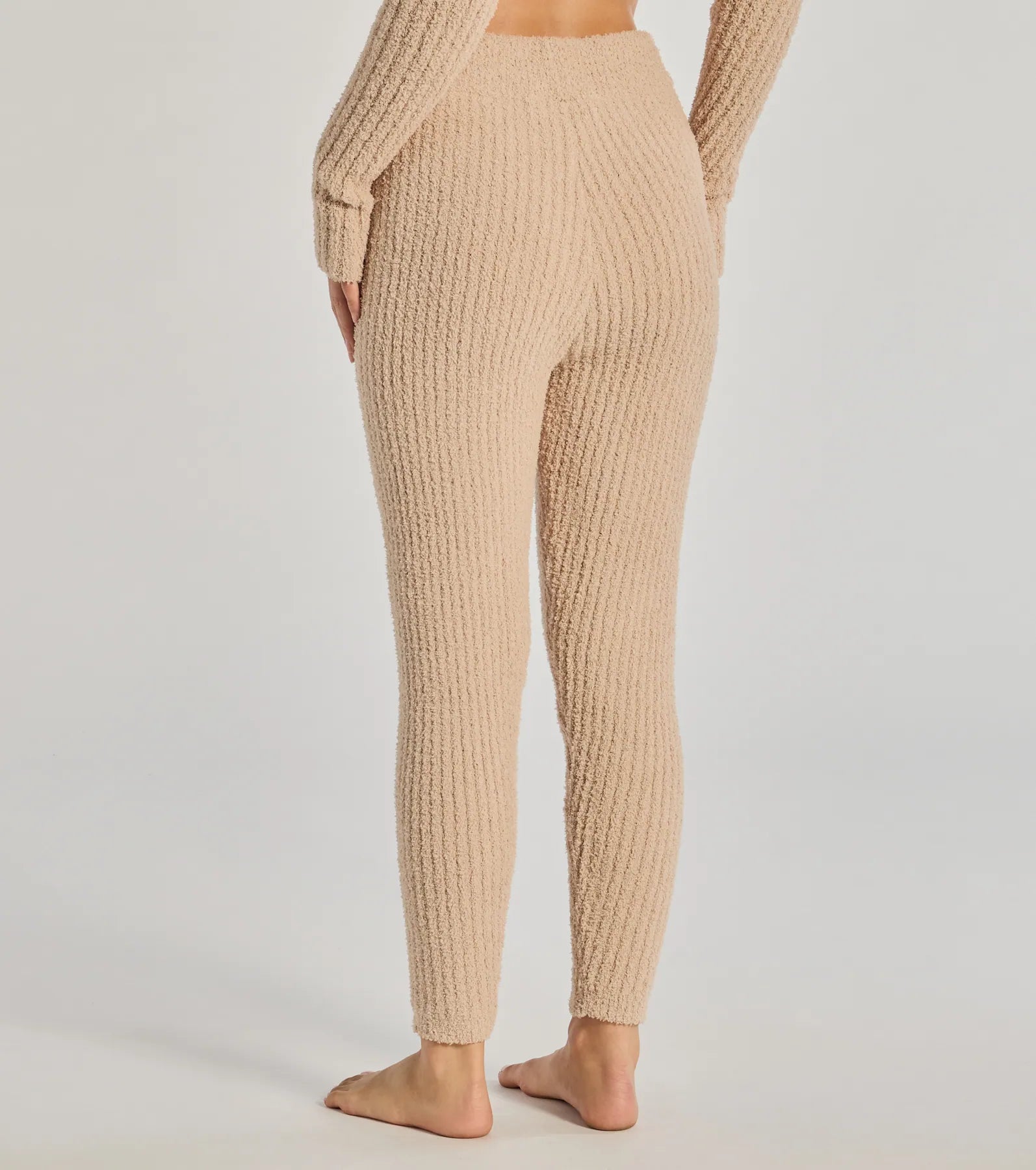 Cozy Life Chenille Knit Tie-Waist Joggers