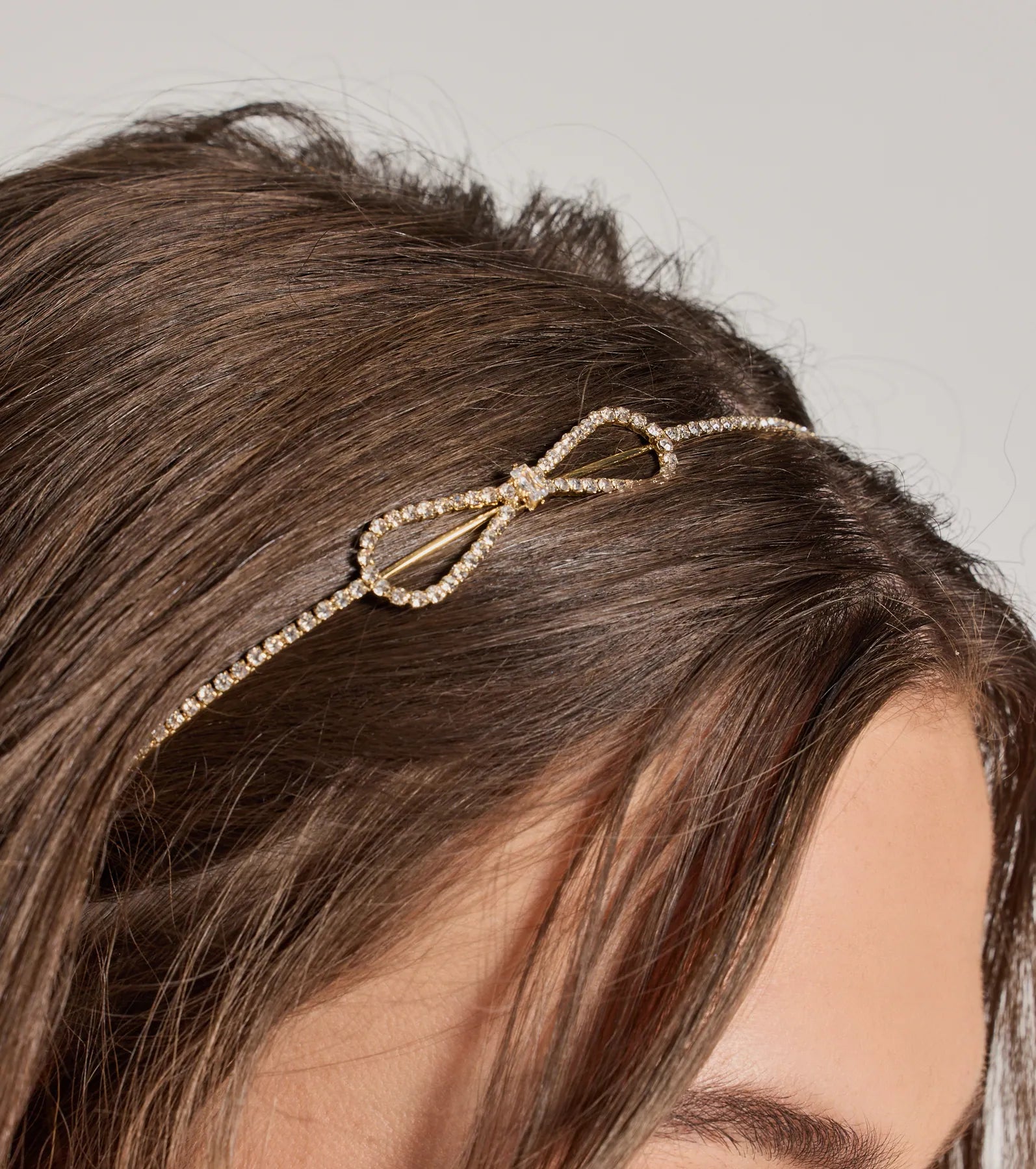 Adorable Glam Rhinestone Bow Headband