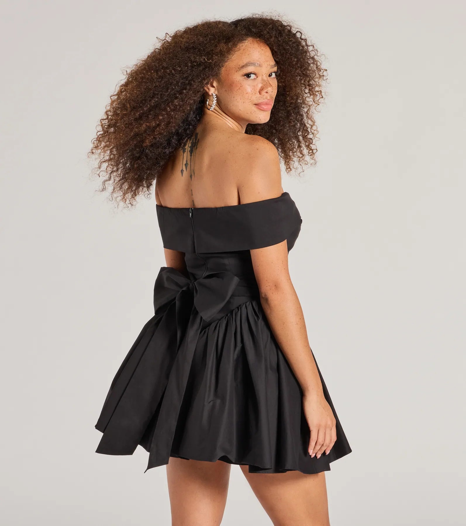 Luxe Moment Drop Waist Skater Dress