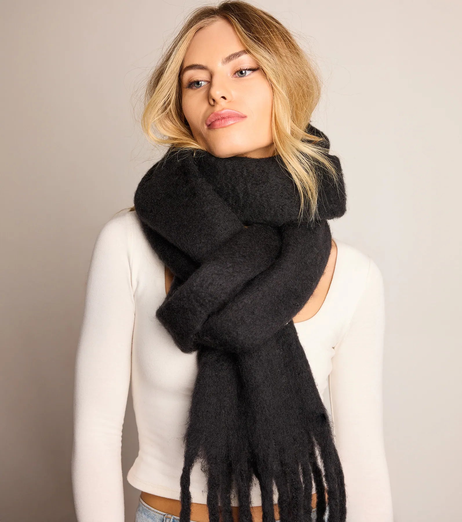 Wrapped In Luxe Blanket Scarf