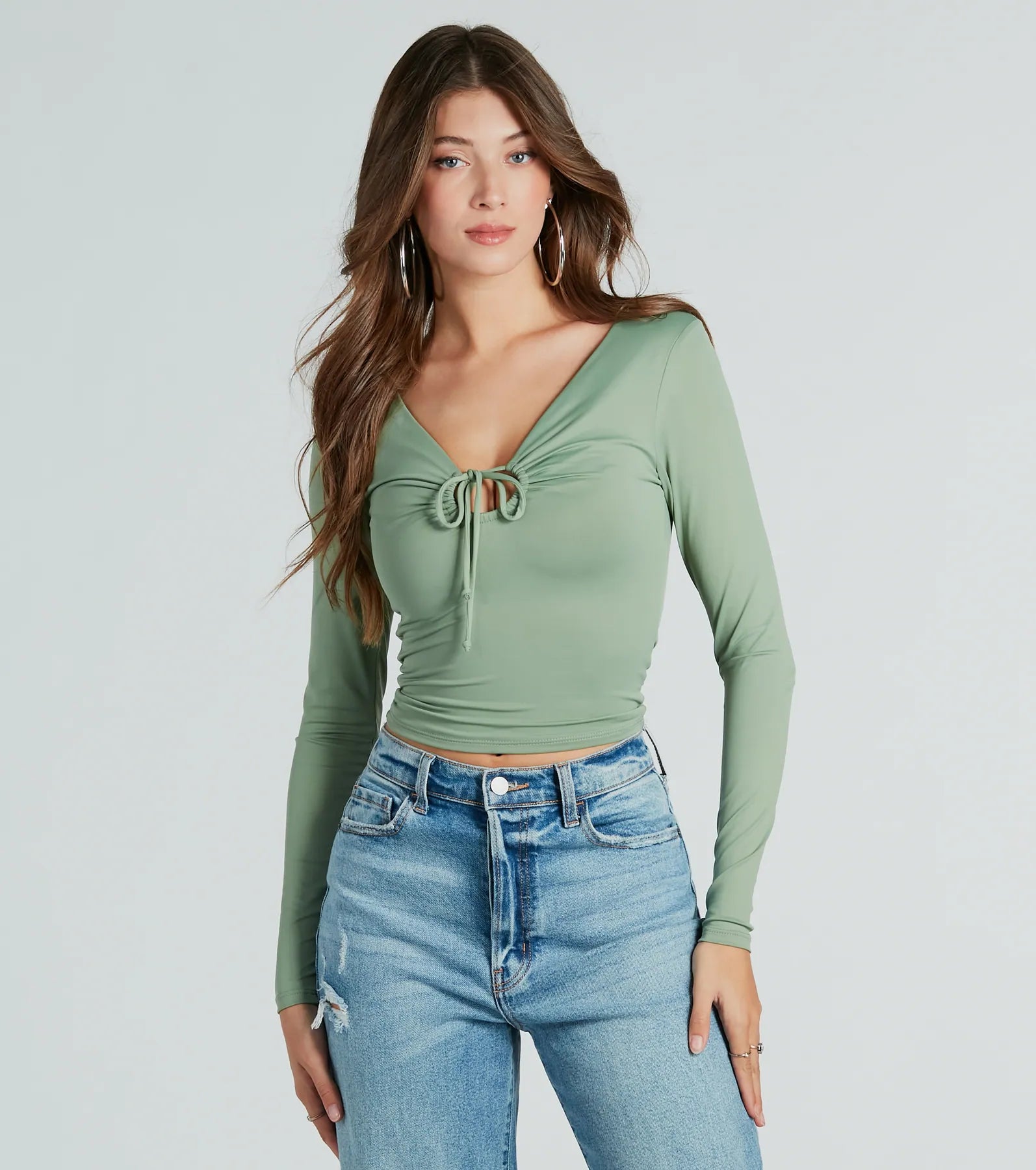 Fave Find Tie-Front Smooth Knit Top