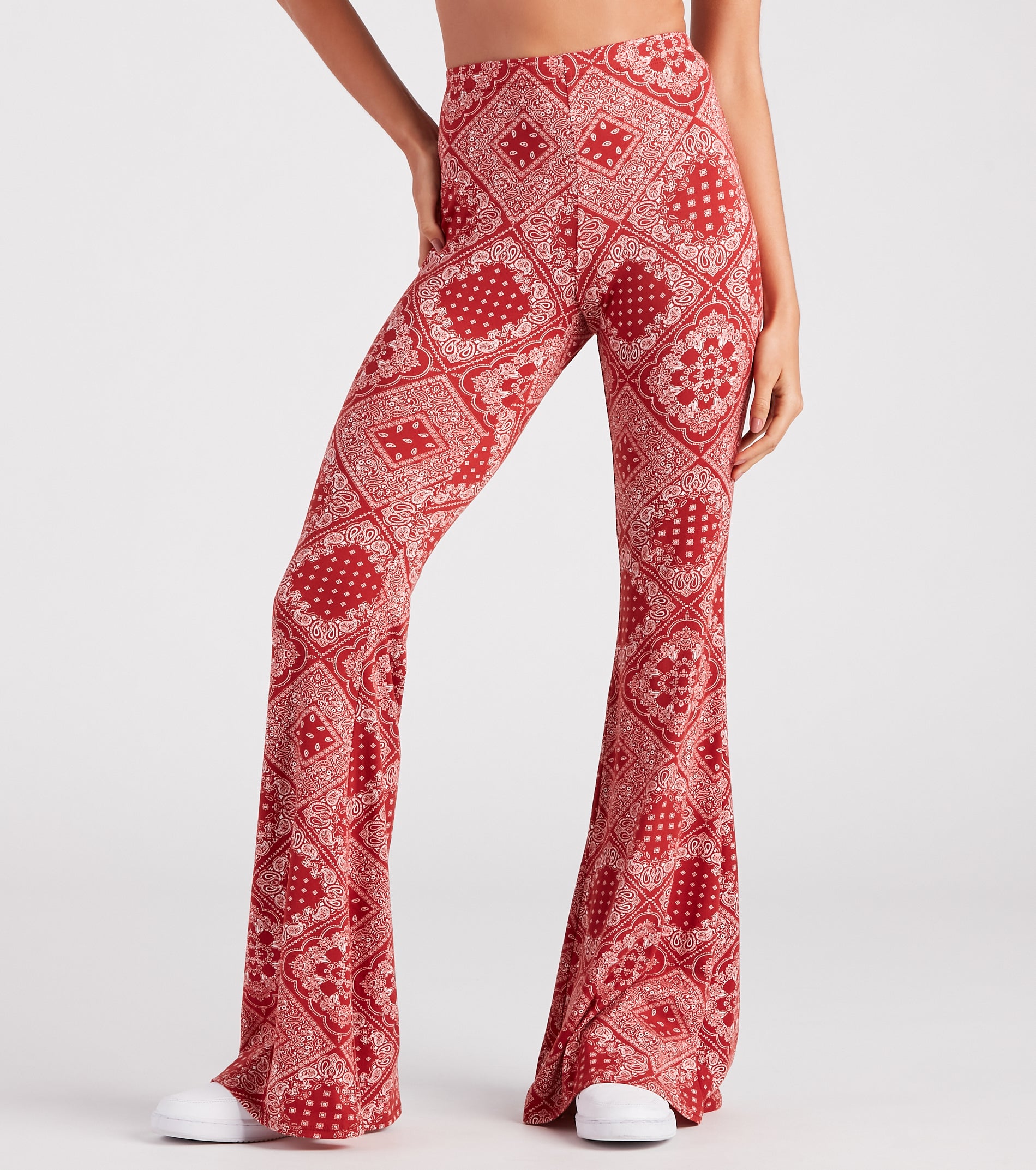 Bandana Bandit Paisley Boho Flare Pants