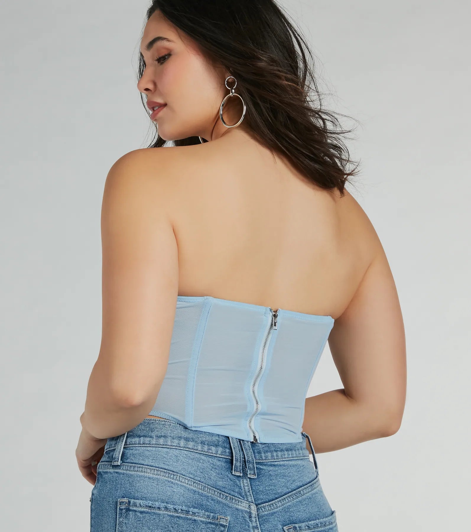 Night-Out Worthy Cropped Corset Top