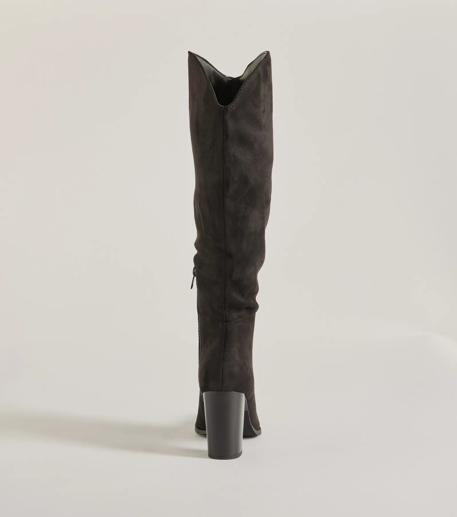 Chic Statement Faux Suede Knee-High Boots