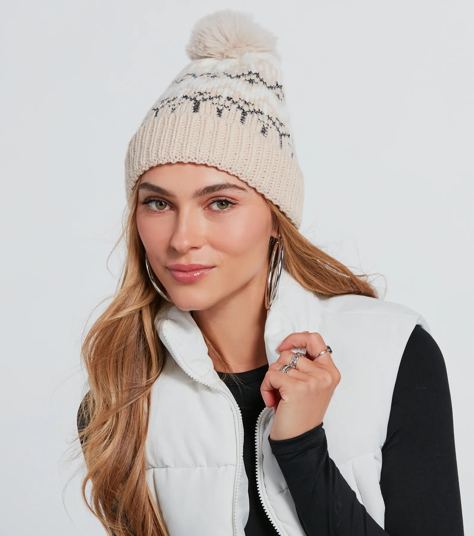 What A Cutie Knit Pom Beanie