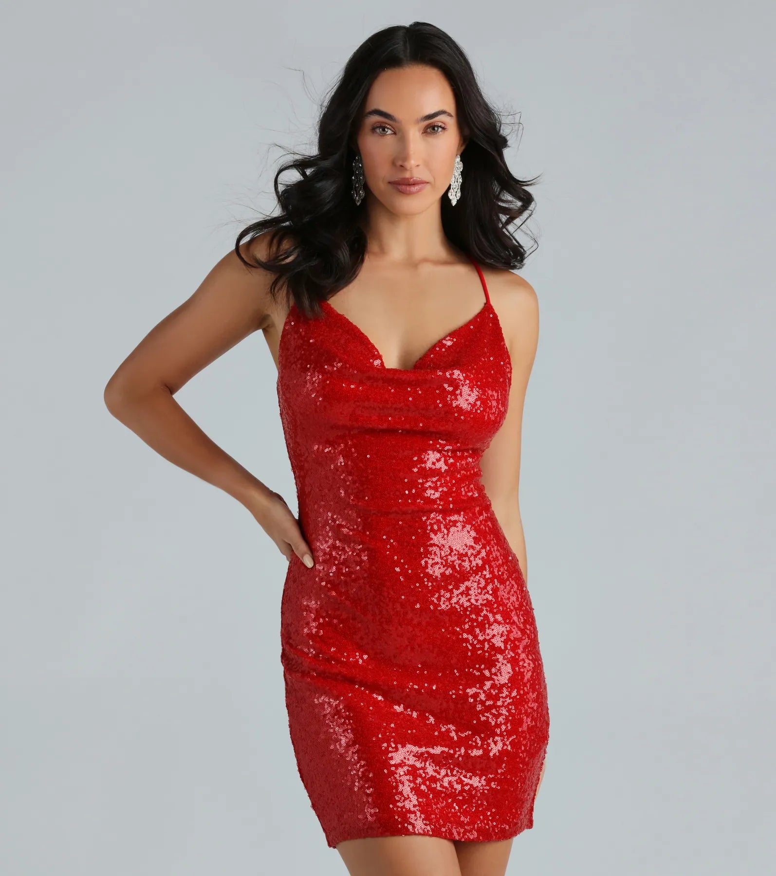 Spotlight On You Sequin Mini Dress