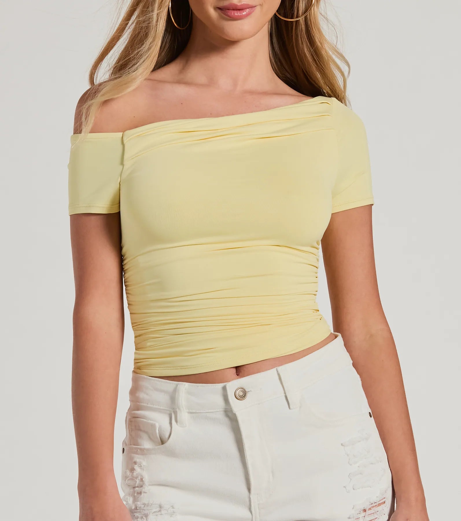 Flawless 'Fit Off-The-Shoulder Smooth Knit Top