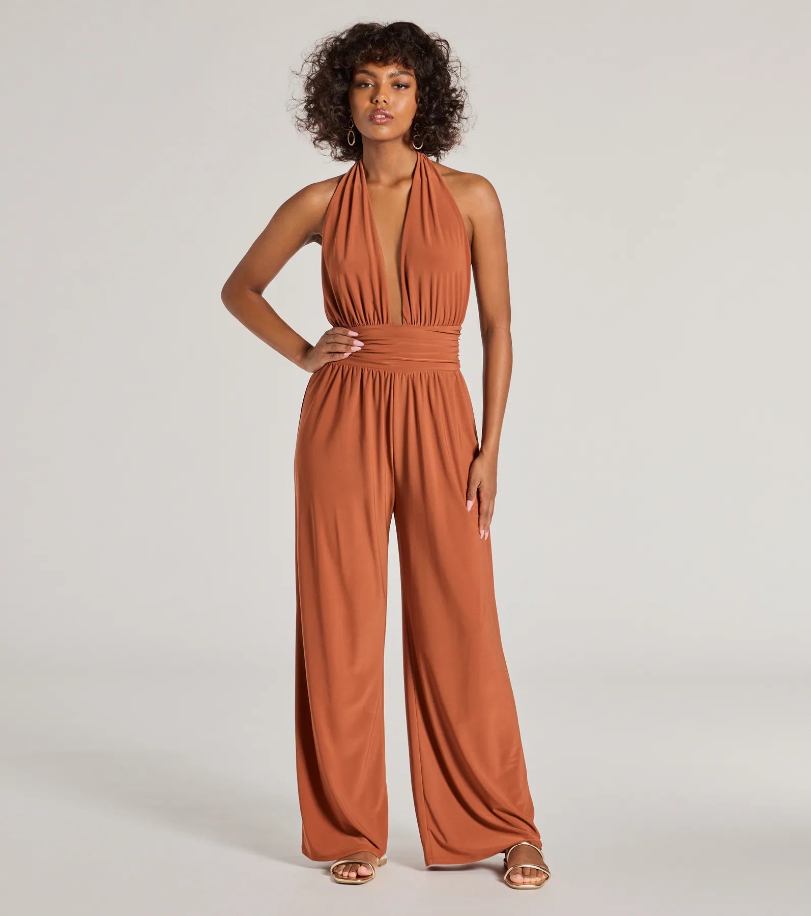 Raise The Bar Wide-Leg Jumpsuit