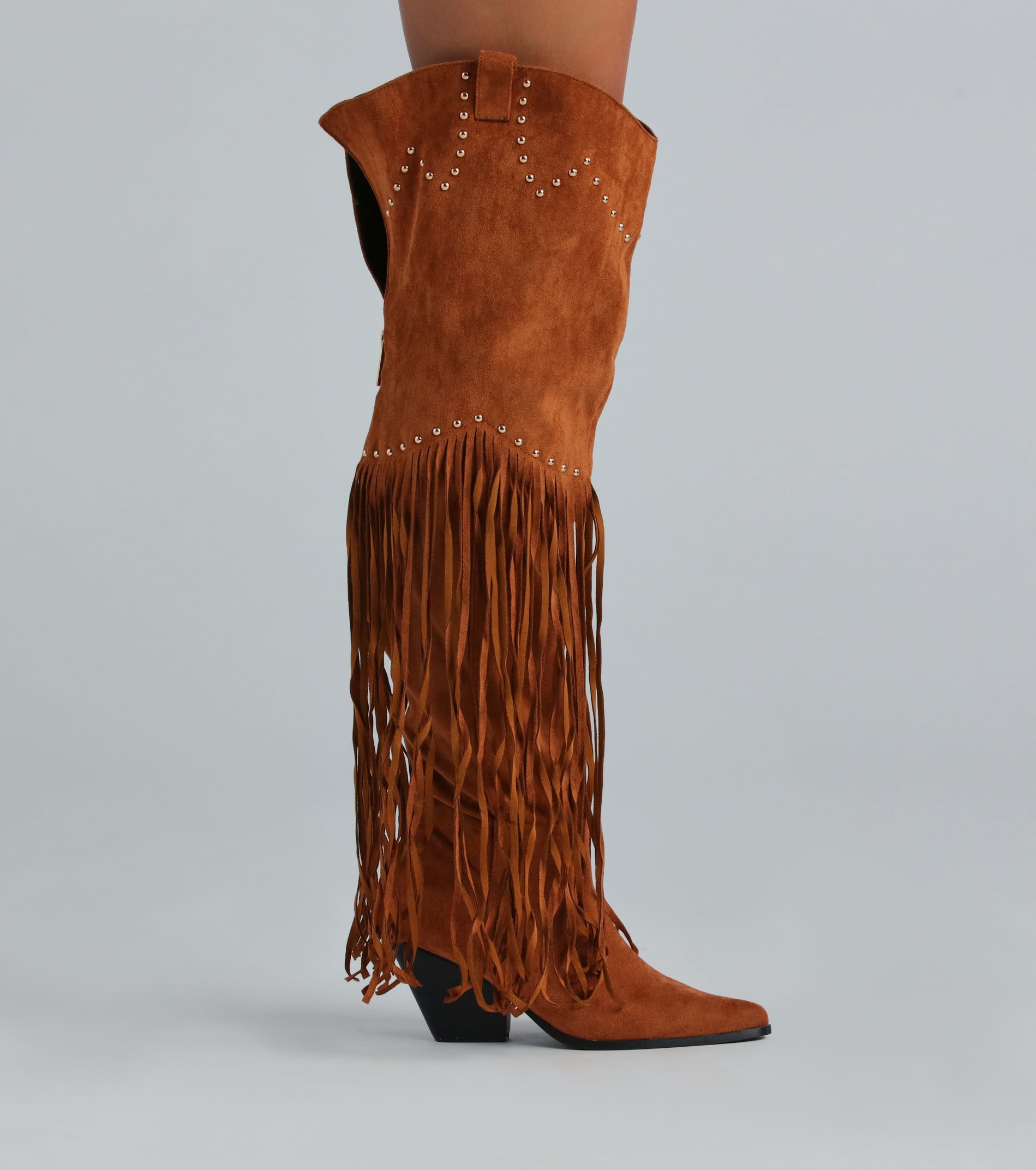 Trendy Country Babe Fringe Western Boots