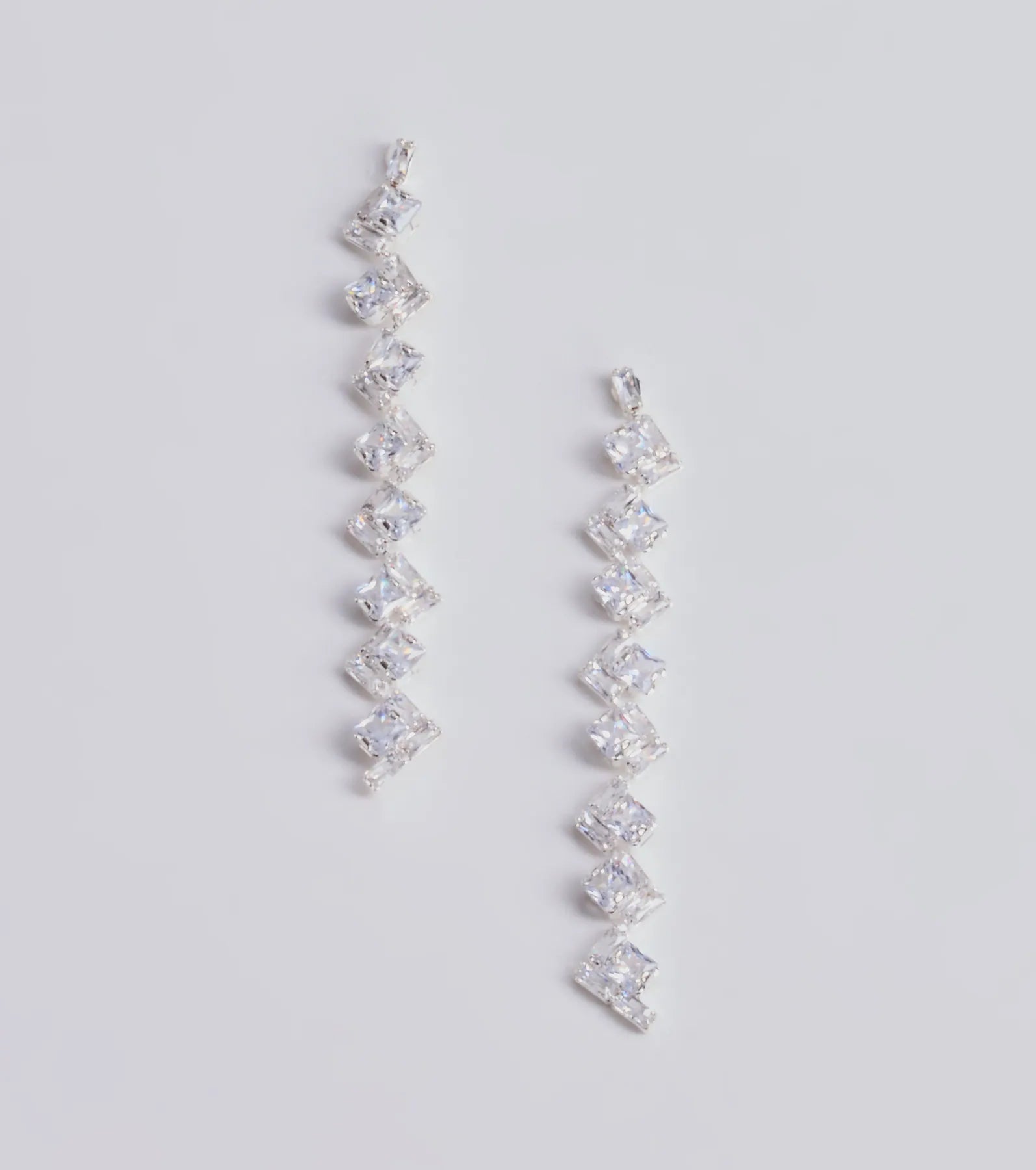 Unforgettable Luxe Rhinestone Linear Earrings