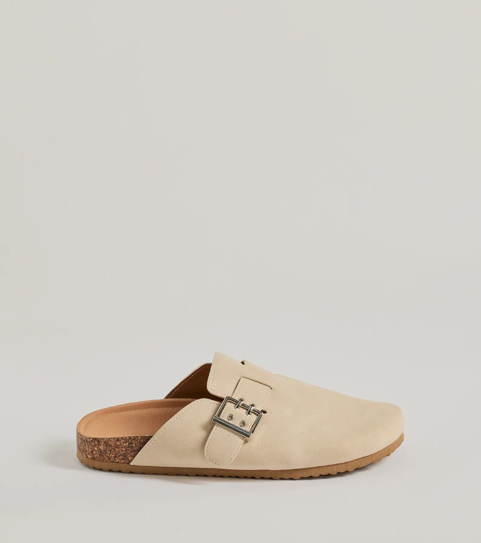 Casual Trend Faux Suede Slip-On Clogs