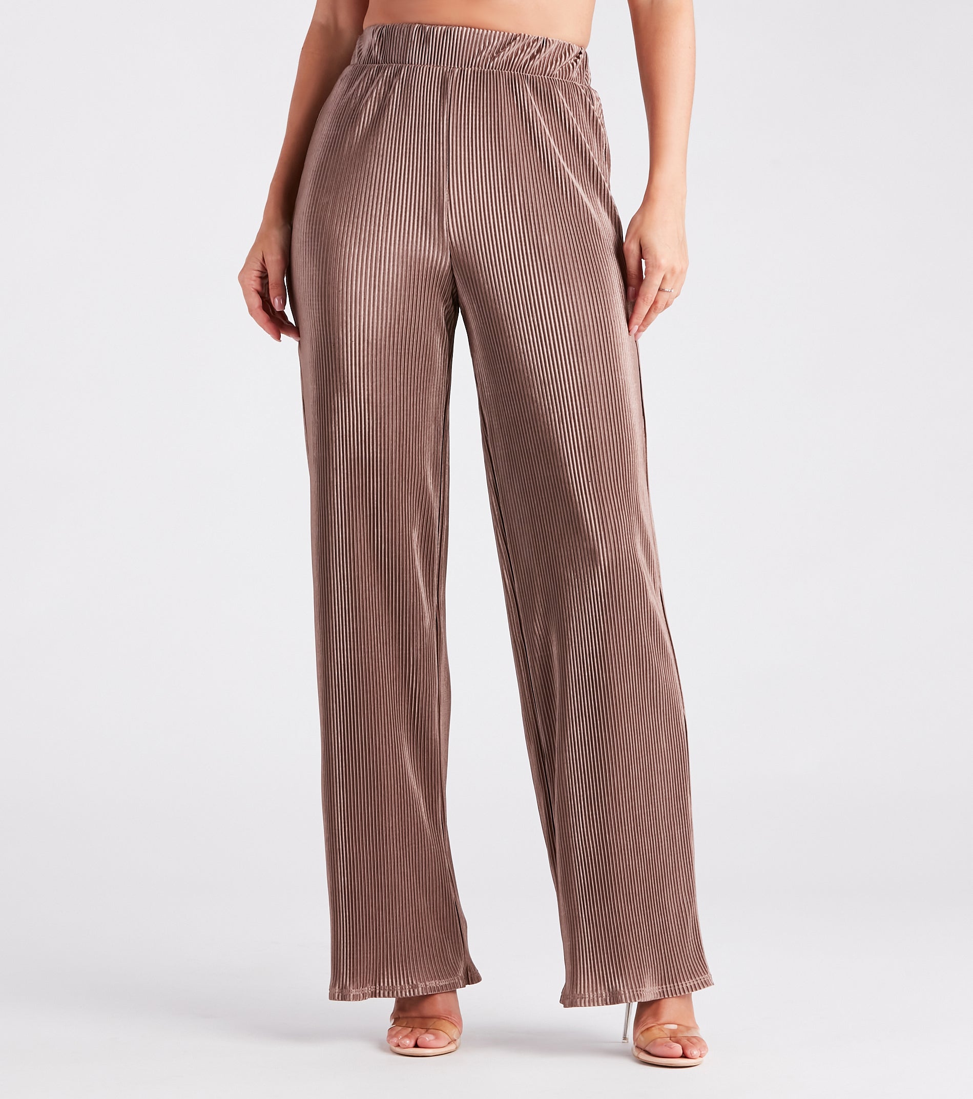 Stylish Company Pleated Wide Leg Pants