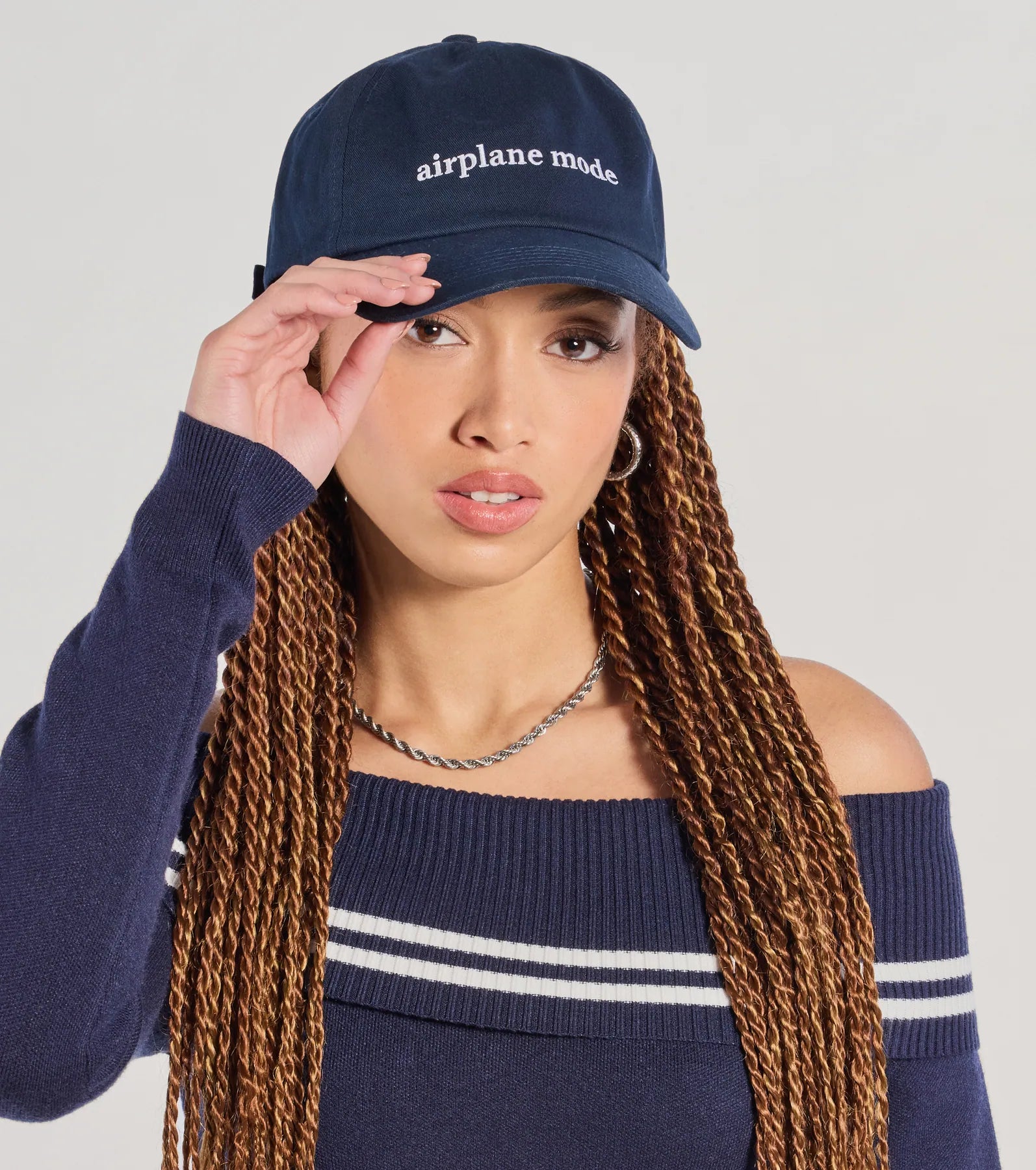 Airplane Mode Script Baseball Cap