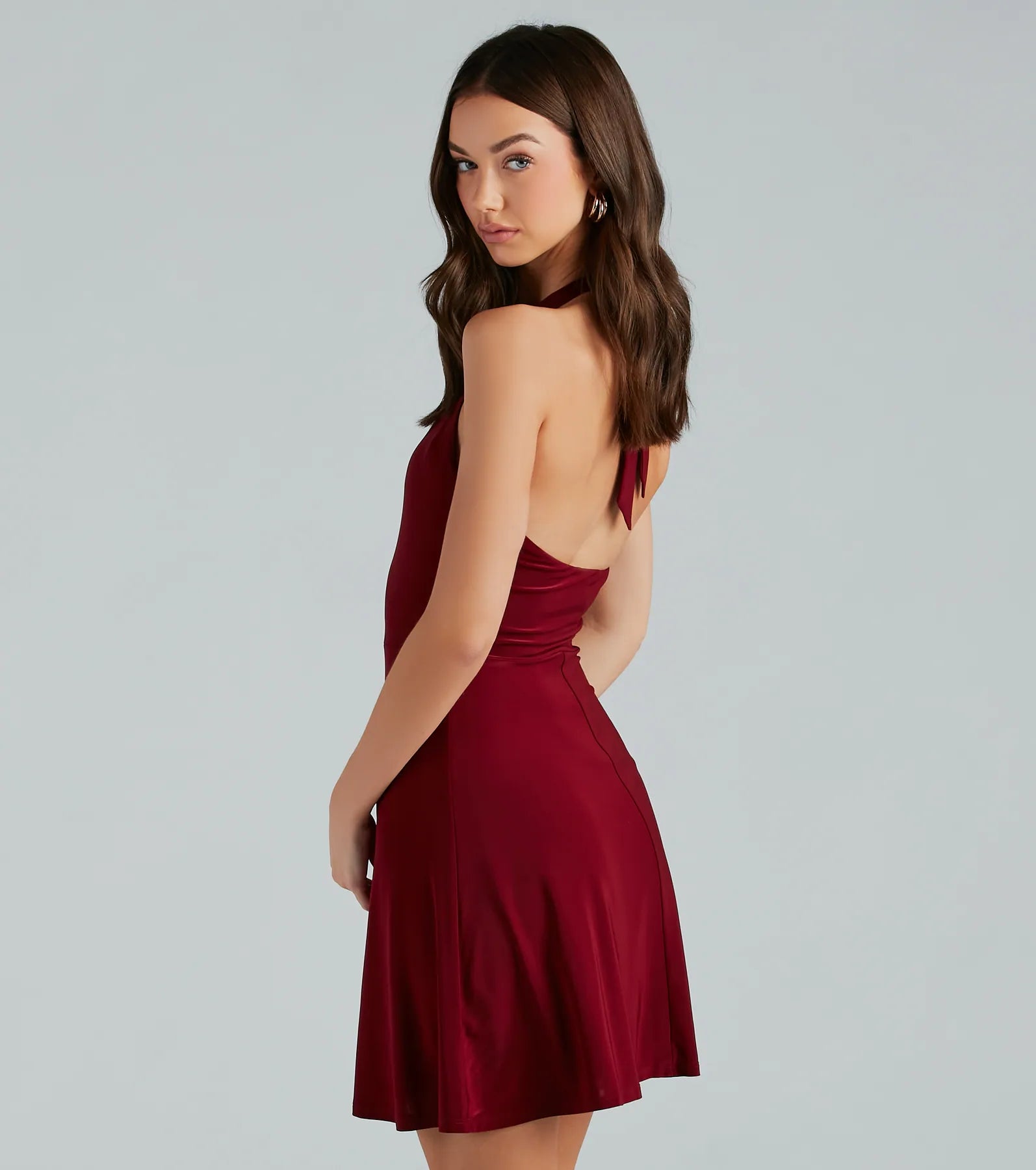 Classic Allure Sleeveless A-Line Short Dress