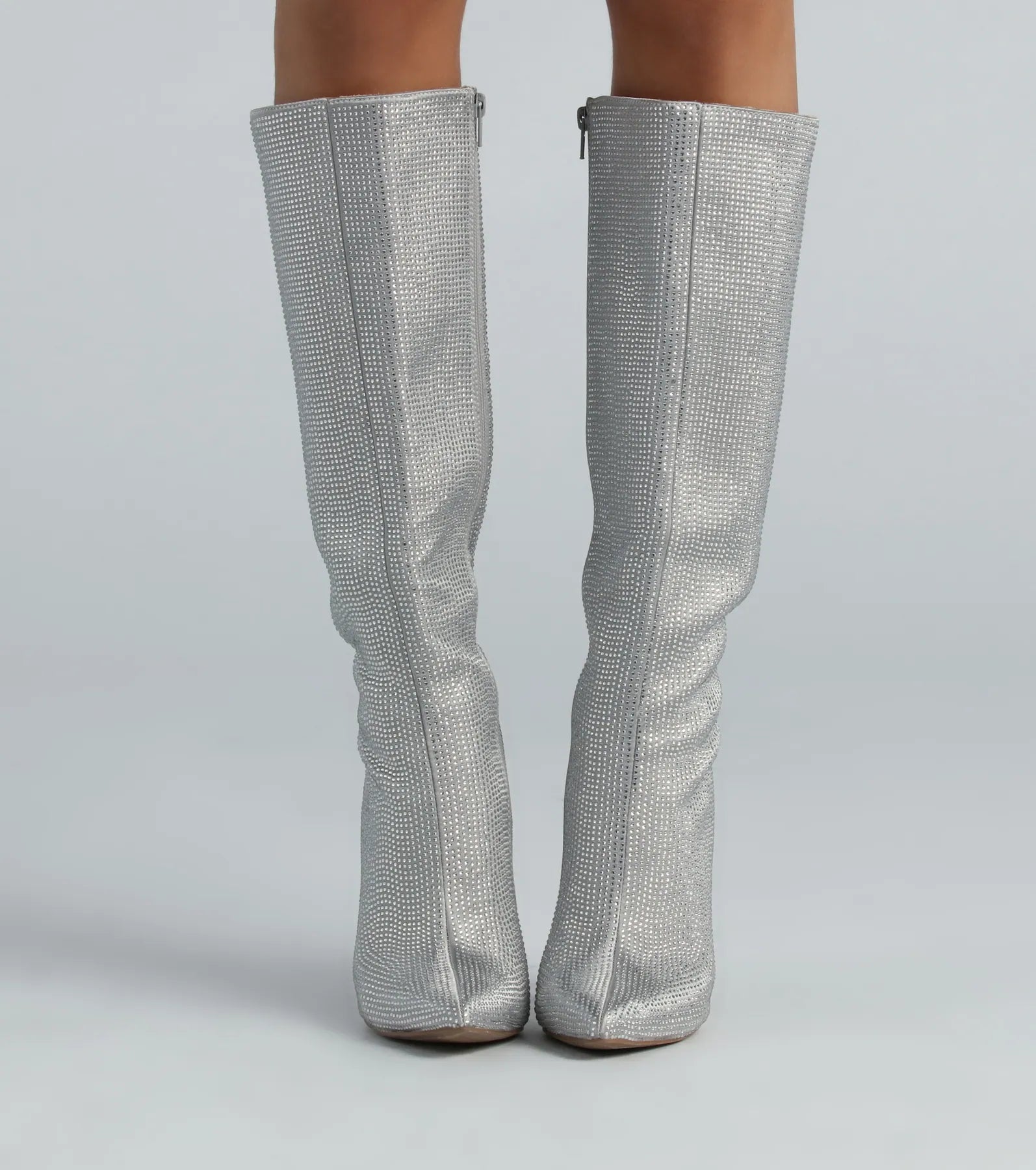 Let Your Sparkle Shine Under-The-Knee Boots