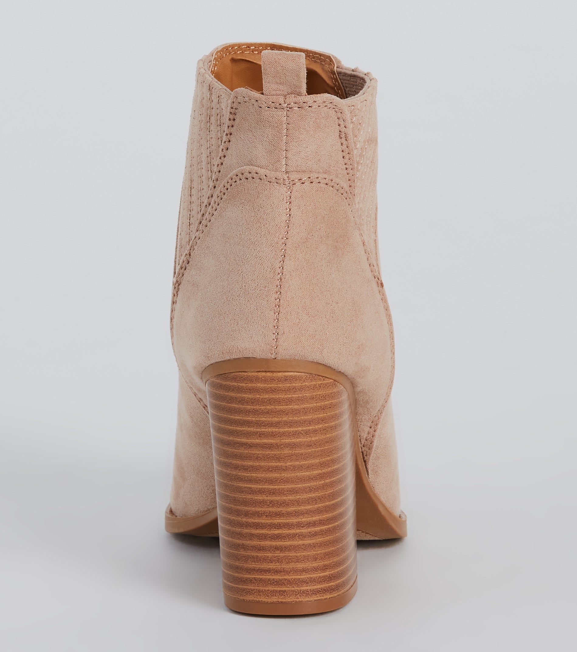 Cute Stand Off Western Block Heel Booties