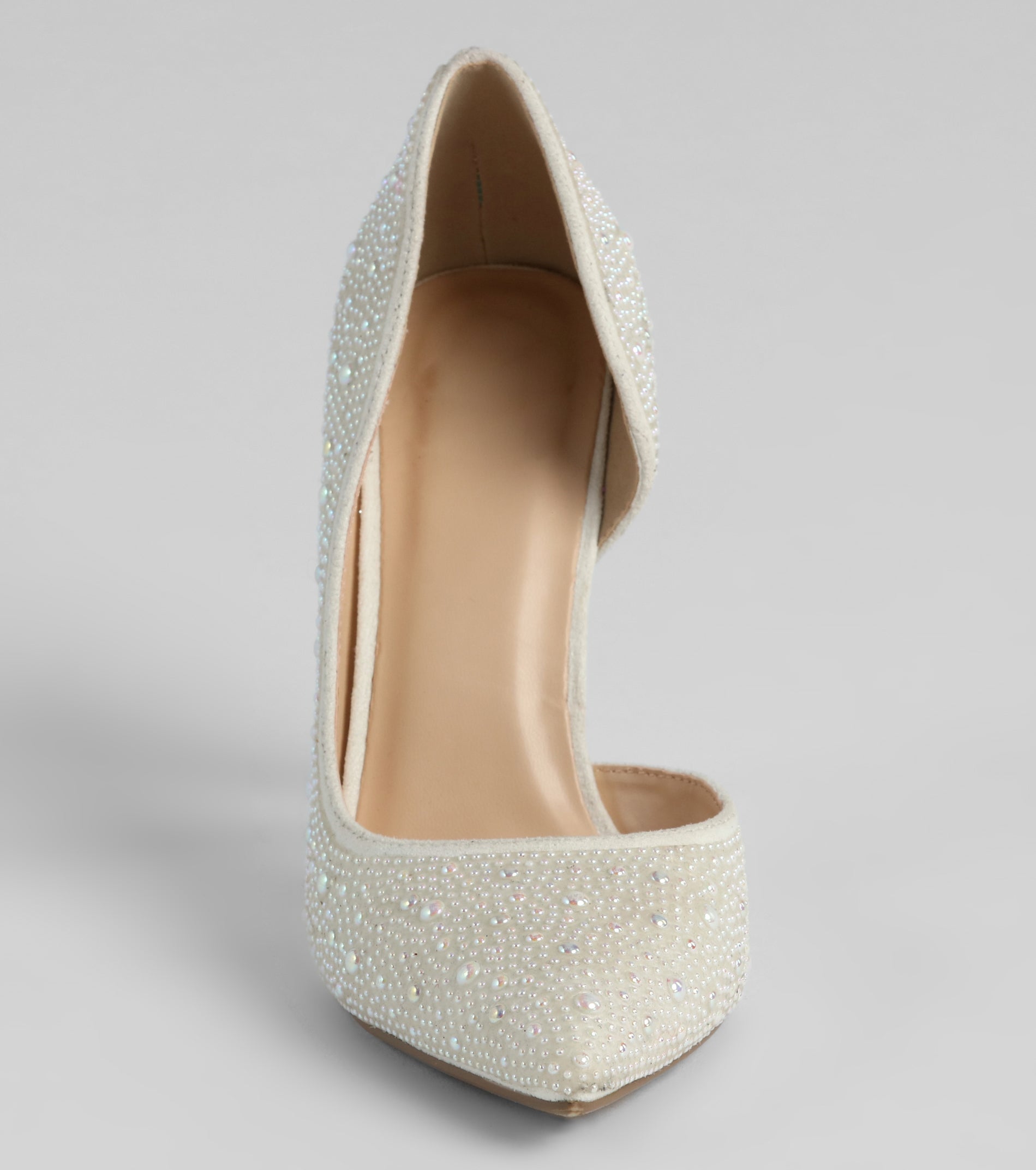 Elegant Energy Faux Pearl Stiletto Pumps