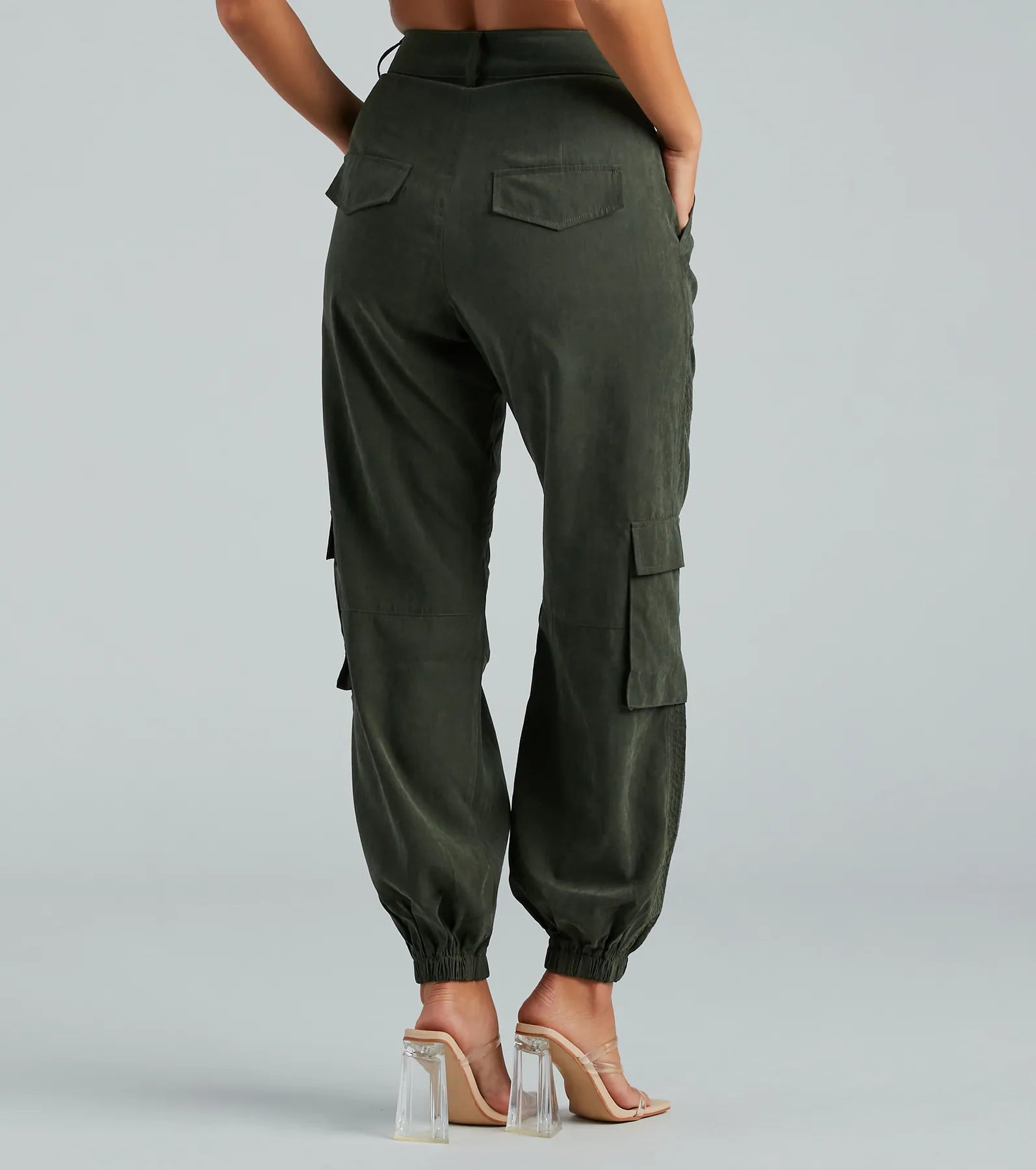 Big On Comfort High-Rise Cargo Joggers