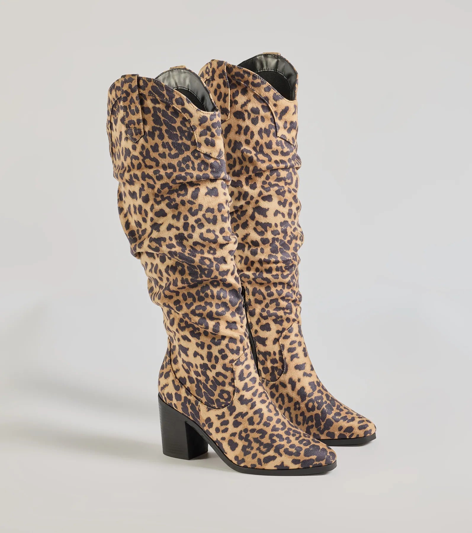 Strut In Style Slouched Under-The-Knee Boots