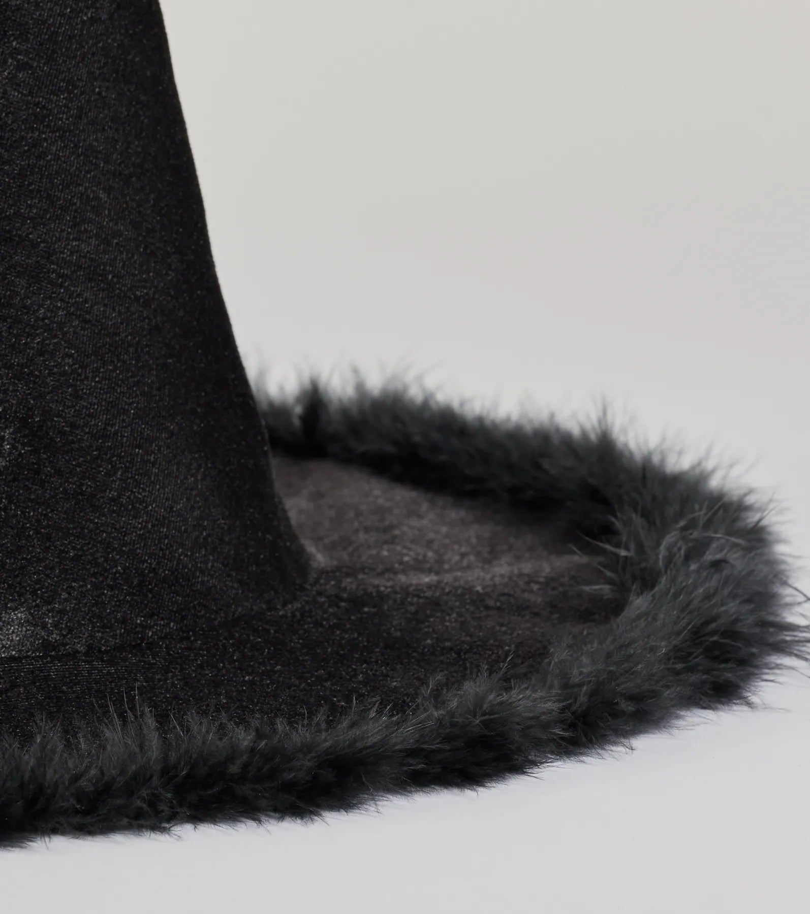 Spellbinding Beauty Velvet Marabou Witch Hat