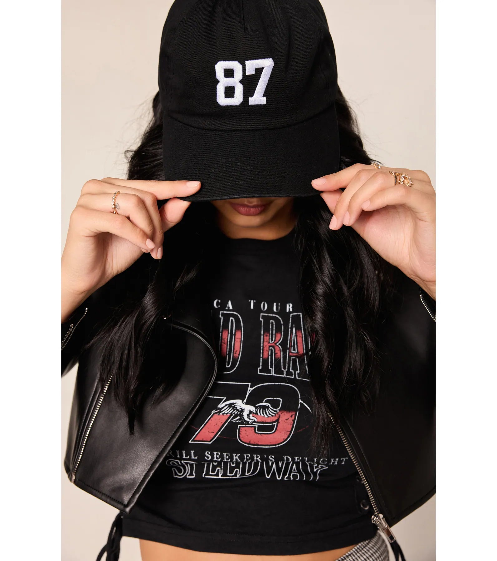 Sporty Chic 87 Script Baseball Cap