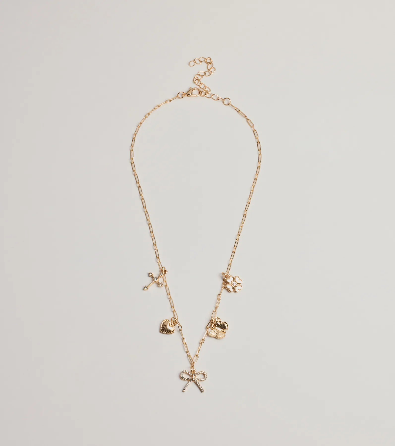 Adorably Glam Multi Charm Necklace