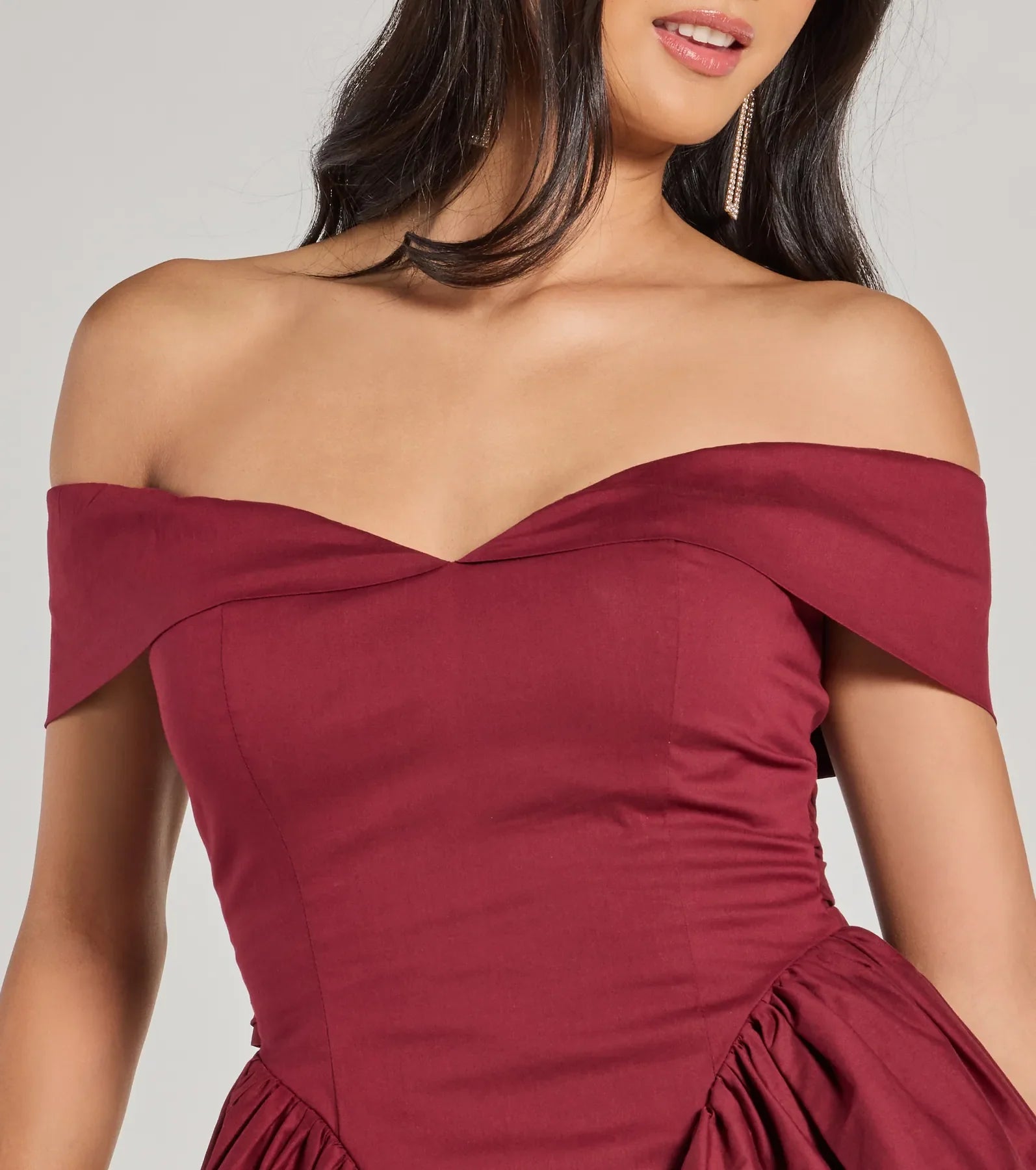 Luxe Moment Drop Waist Skater Dress