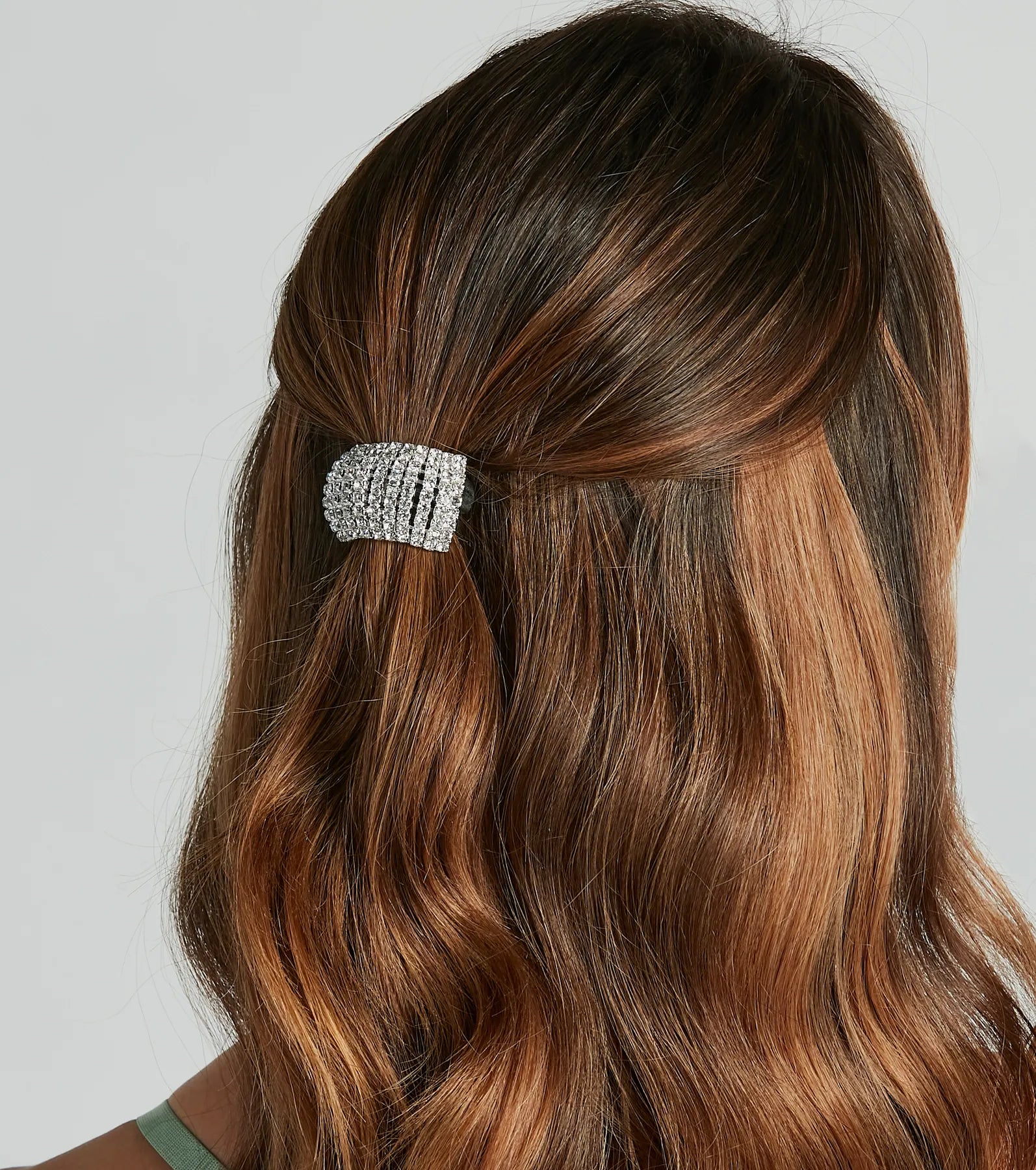 Glam Things Up Rhinestone Elastic Hair Tie