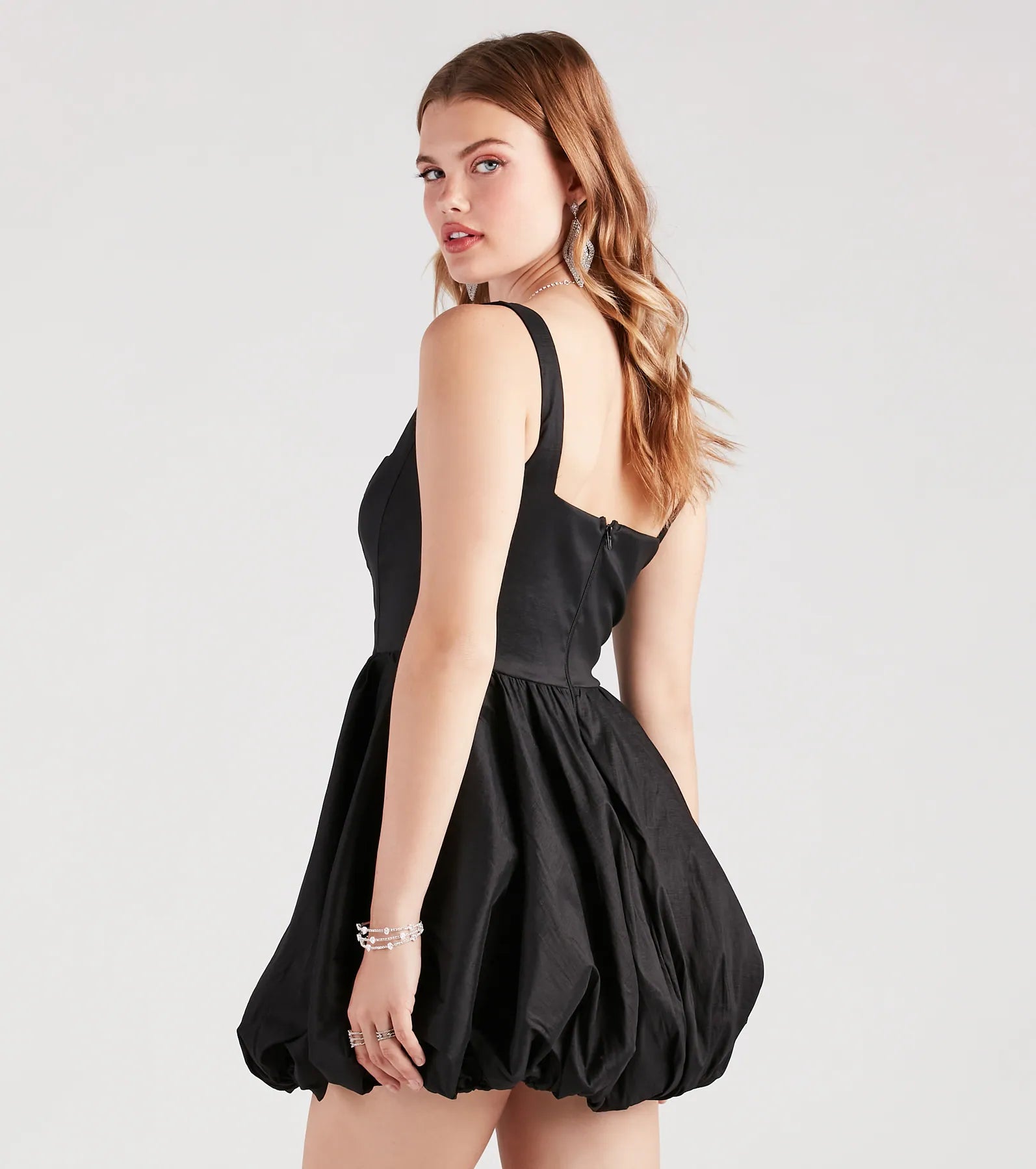 Tegan Taffeta Corset Party Bubble Dress