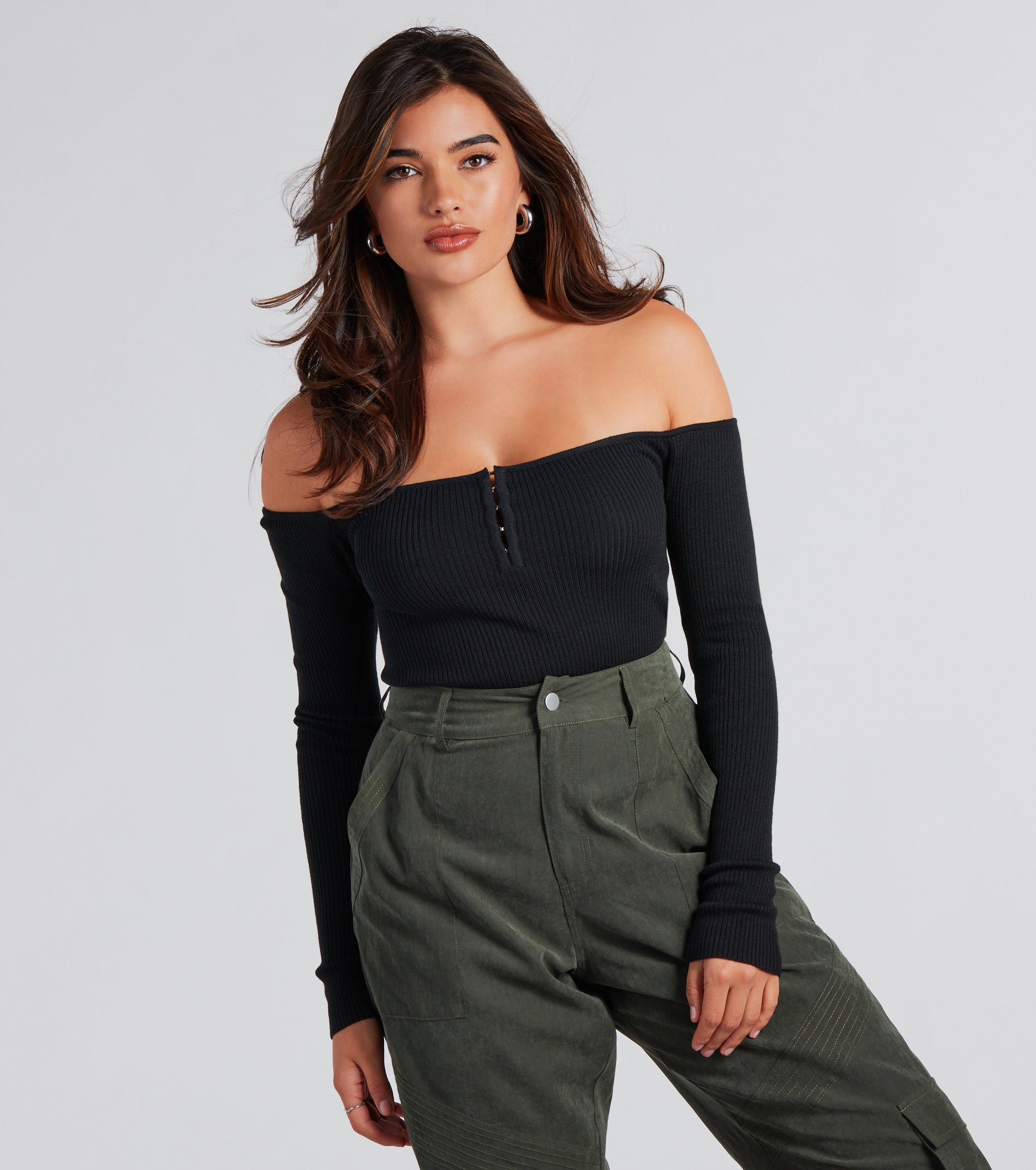 Trendy Upgrade Off-The-Shoulder Crop Top