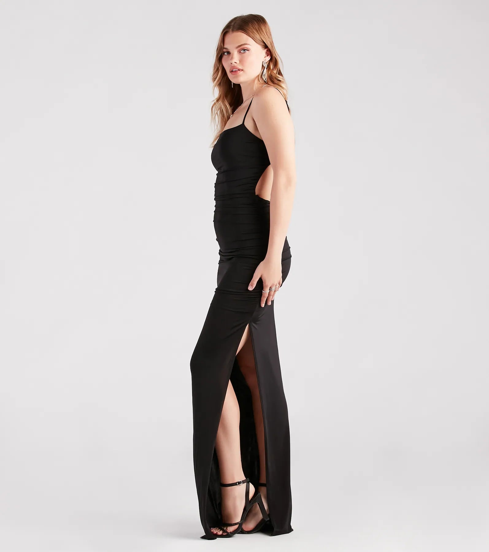 Holly Formal Sleeveless Open Back Dress