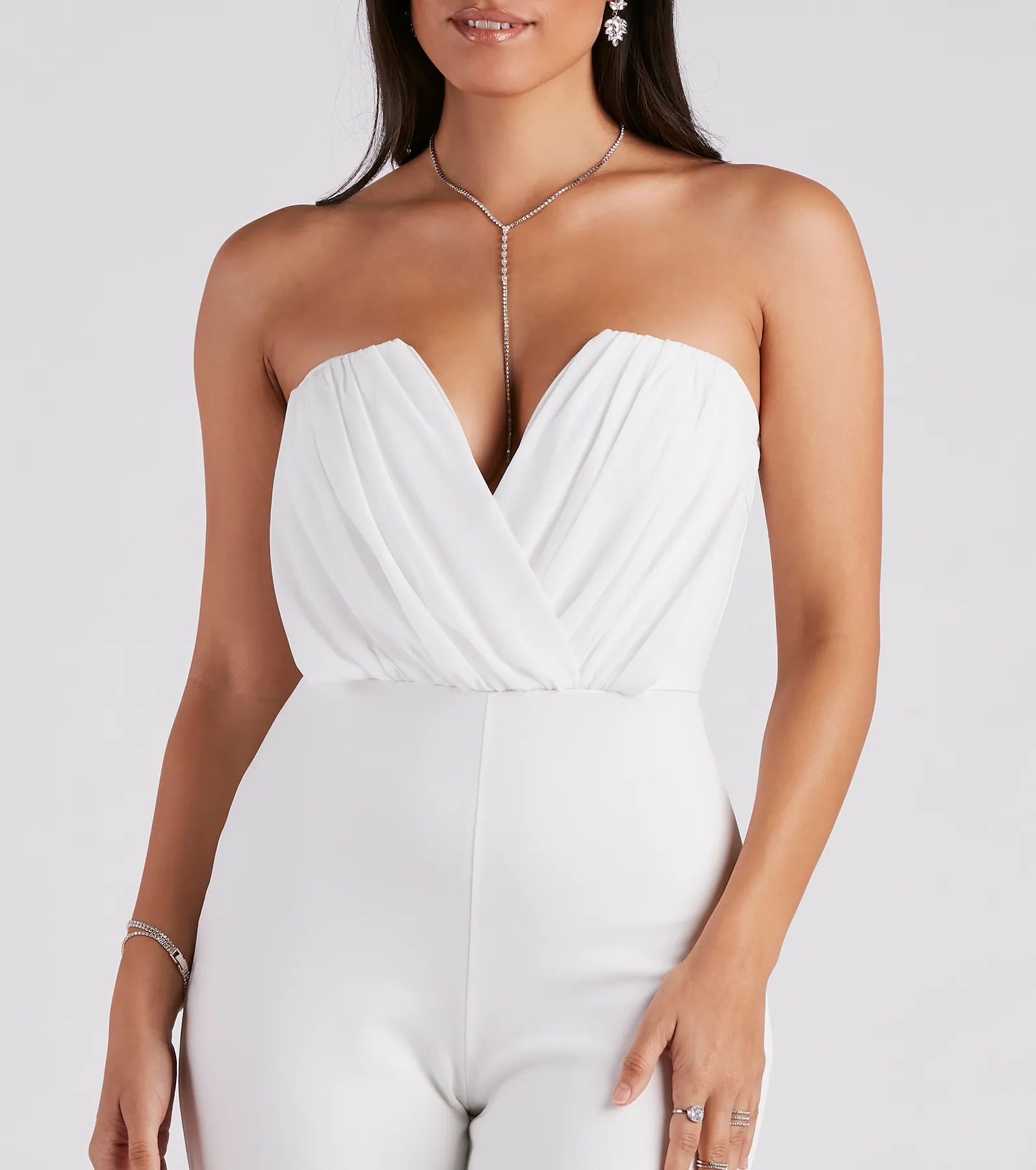 Such A Chic Vibe Strapless Jumpsuit