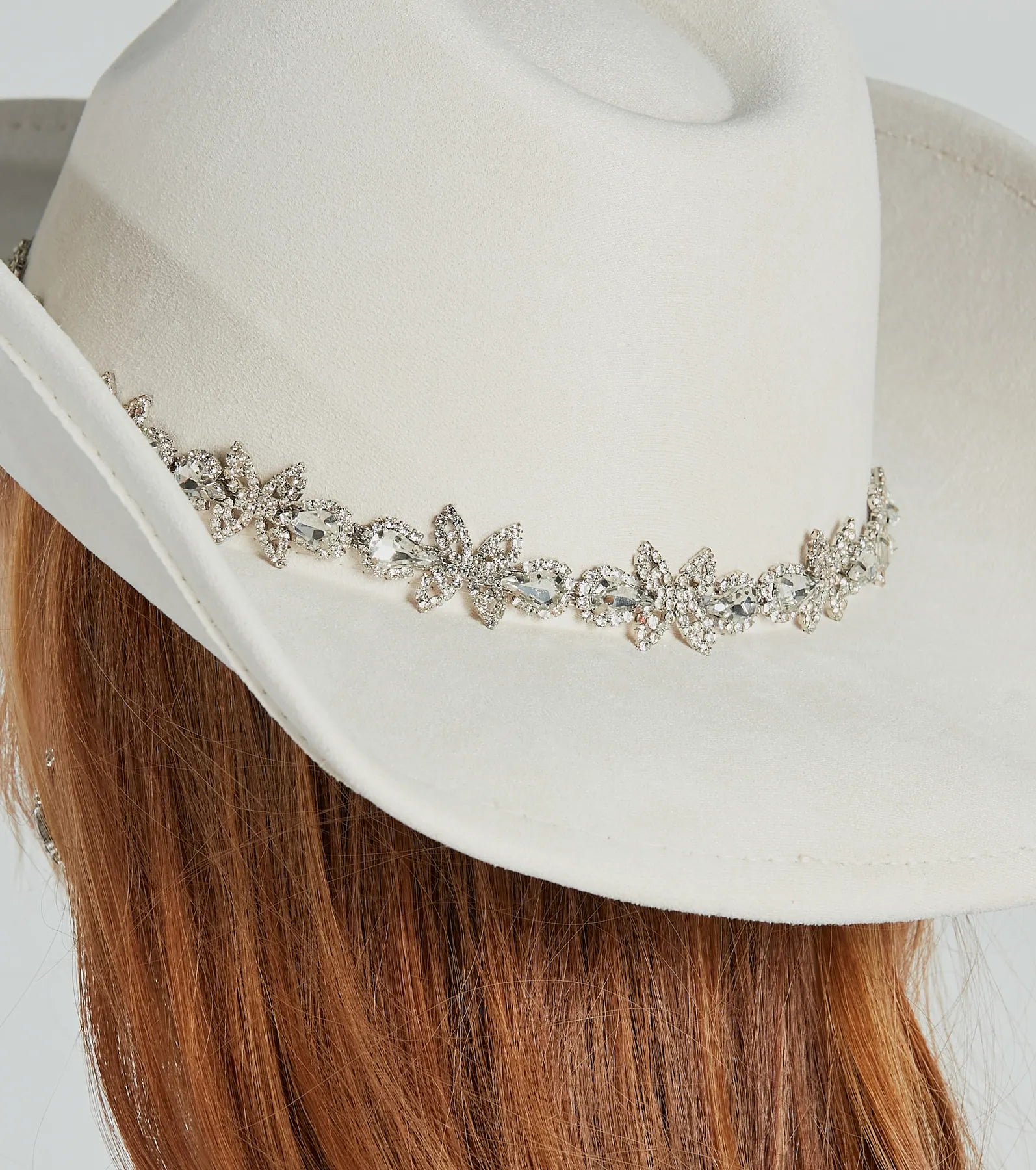 Cute In Nashville Rhinestone Flower Cowboy Hat