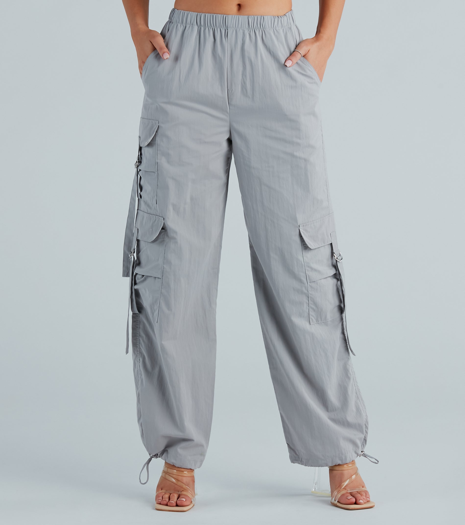 Effortless Edge Wide-Leg Cargo Pants