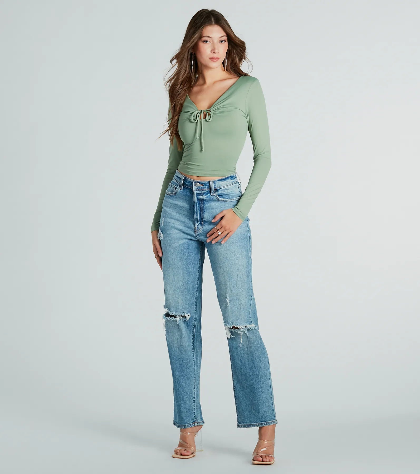 Fave Find Tie-Front Smooth Knit Top