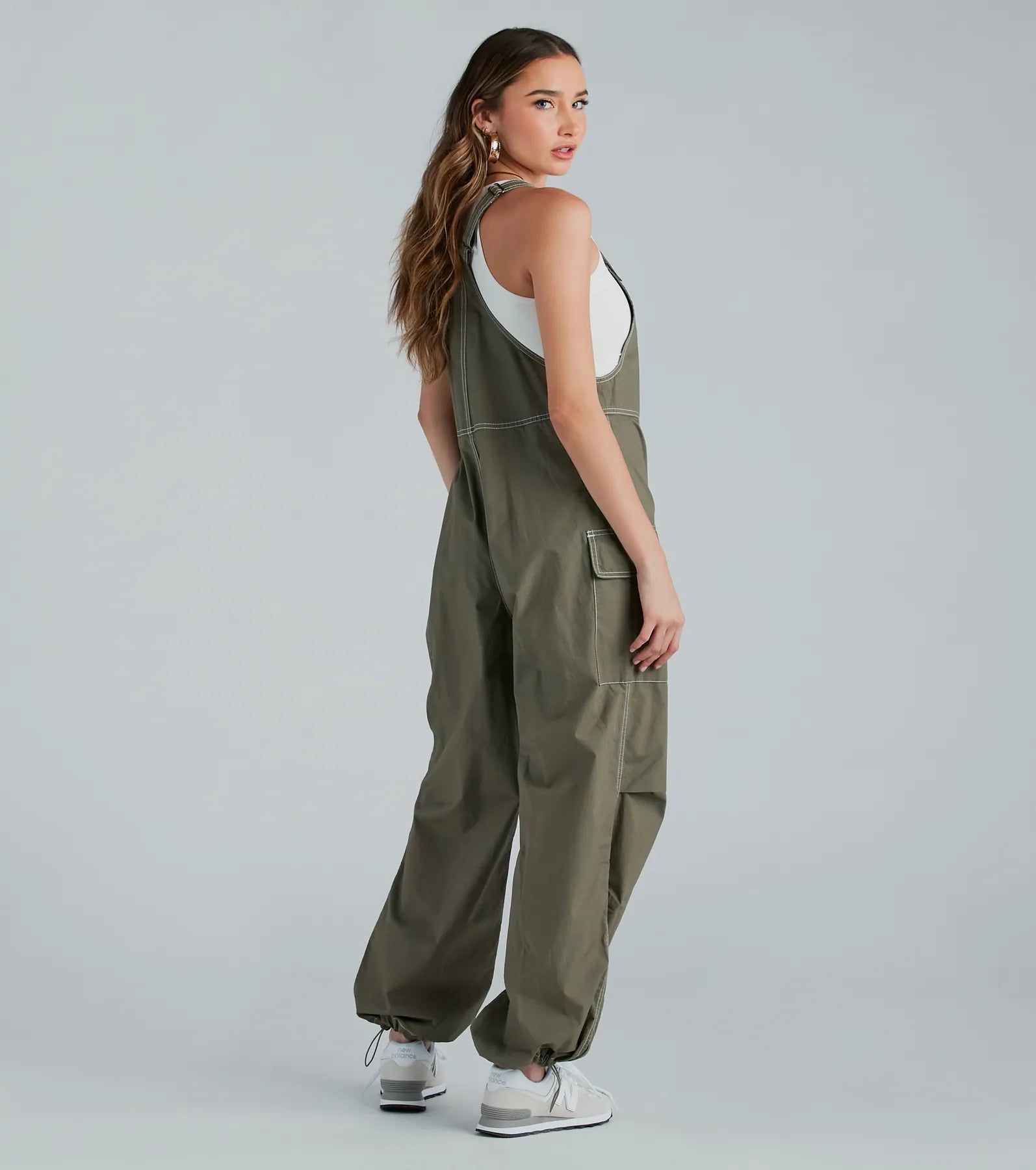 Effortless Done-In-One Parachute Cargo Overalls