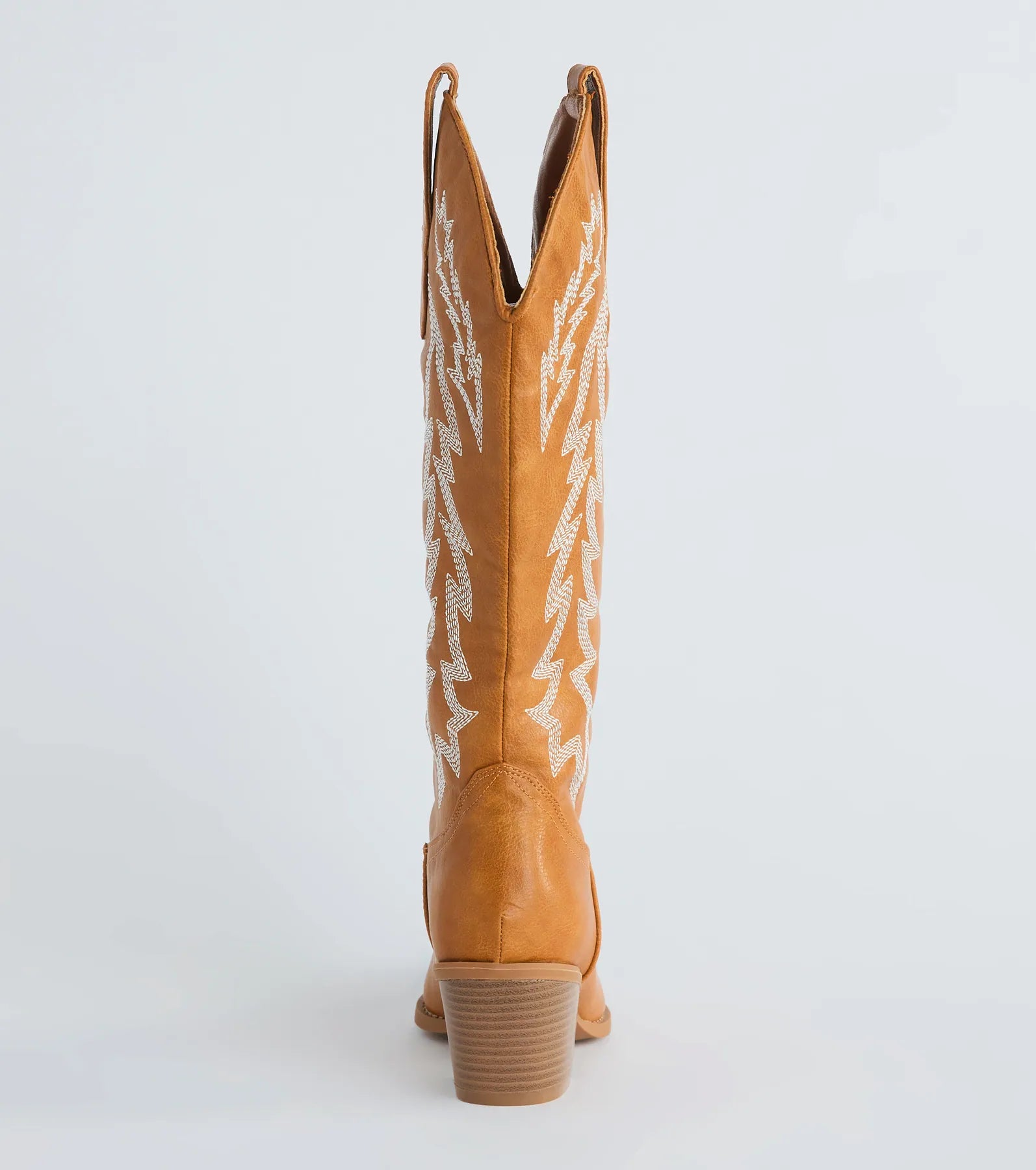 Rodeo Drive Western Faux Leather Cowboy Boots